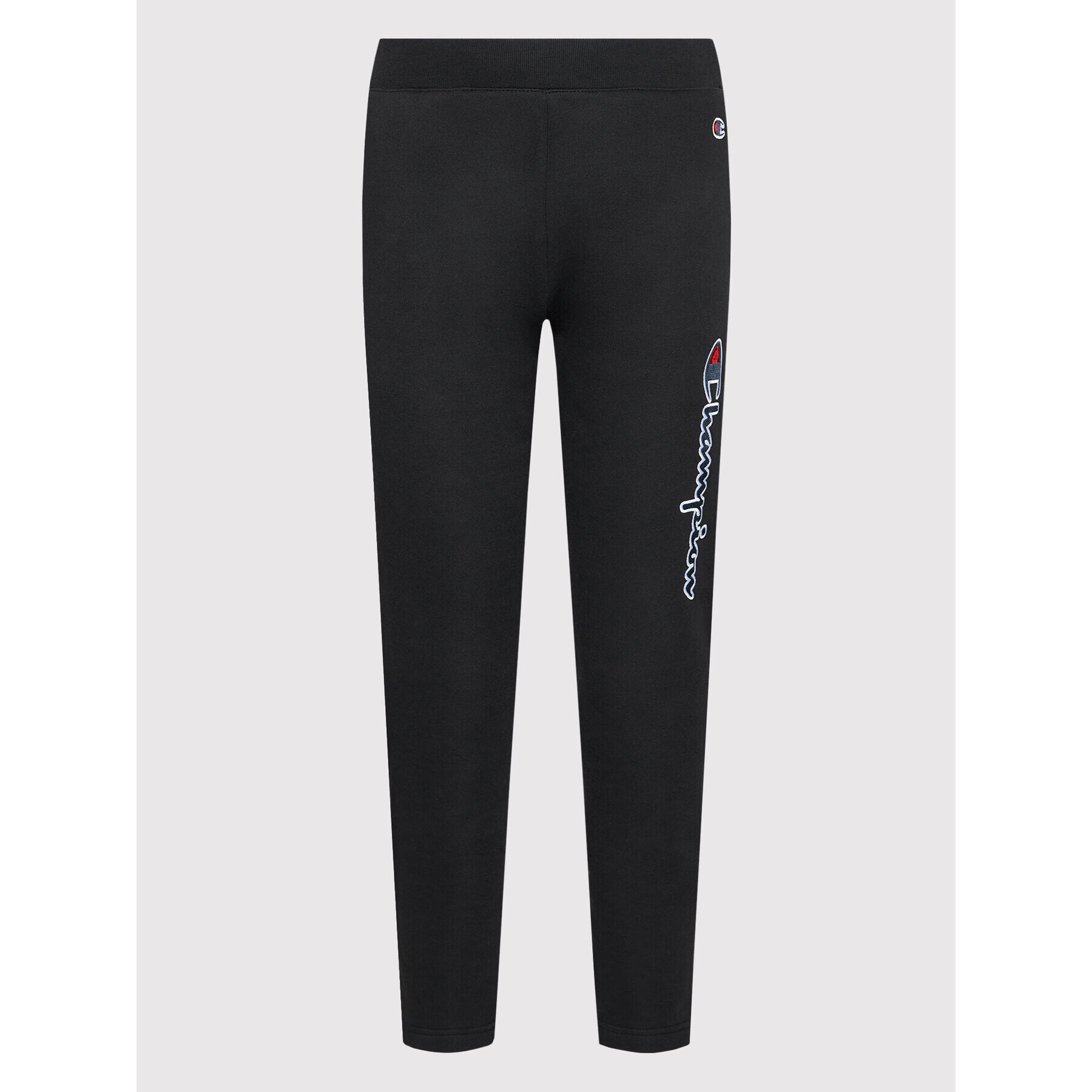 Champion Pantaloni trening Script Logo 114471 Negru Regular Fit - Pled.ro