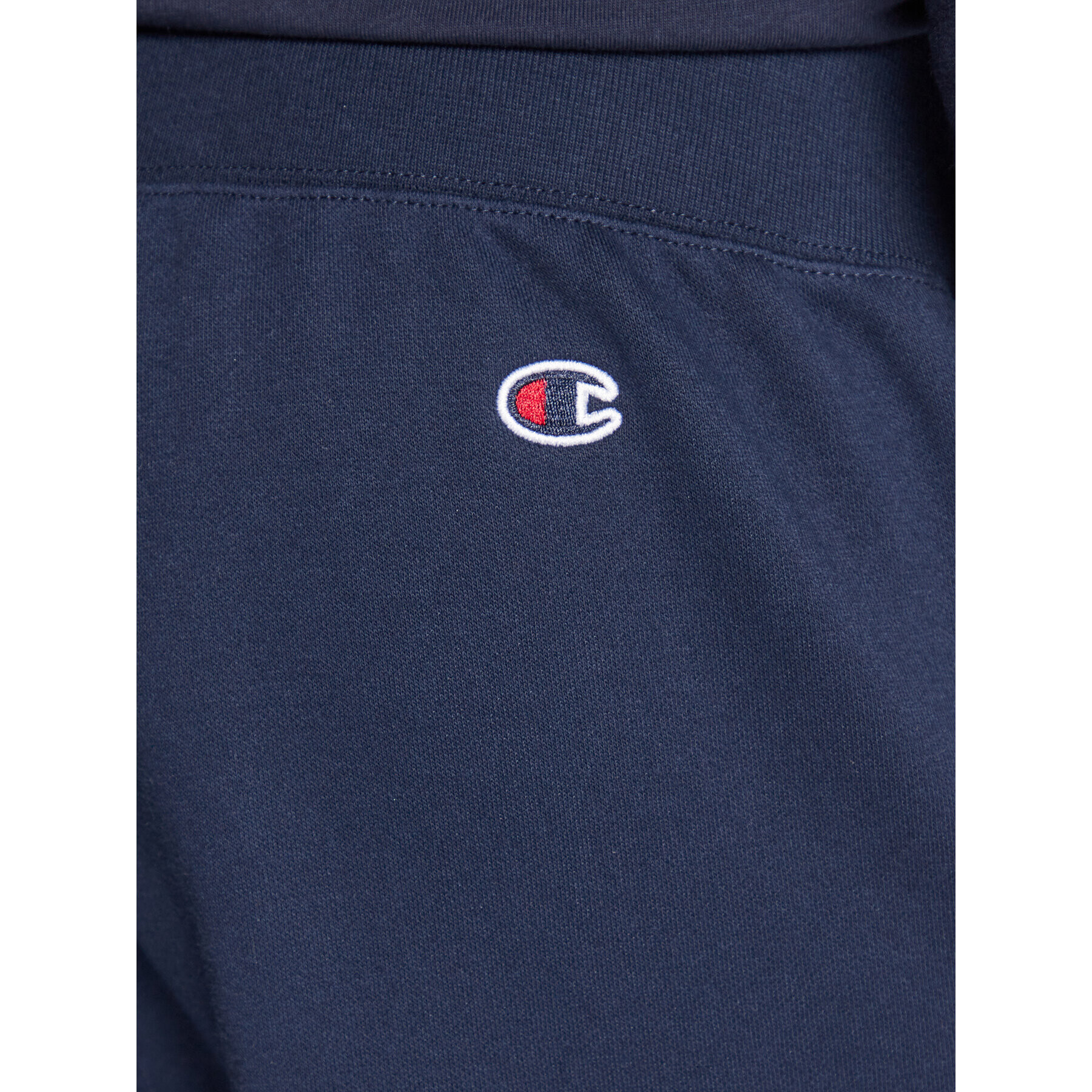 Champion Pantaloni trening Small Embroidery Script 218294 Bleumarin Regular Fit - Pled.ro