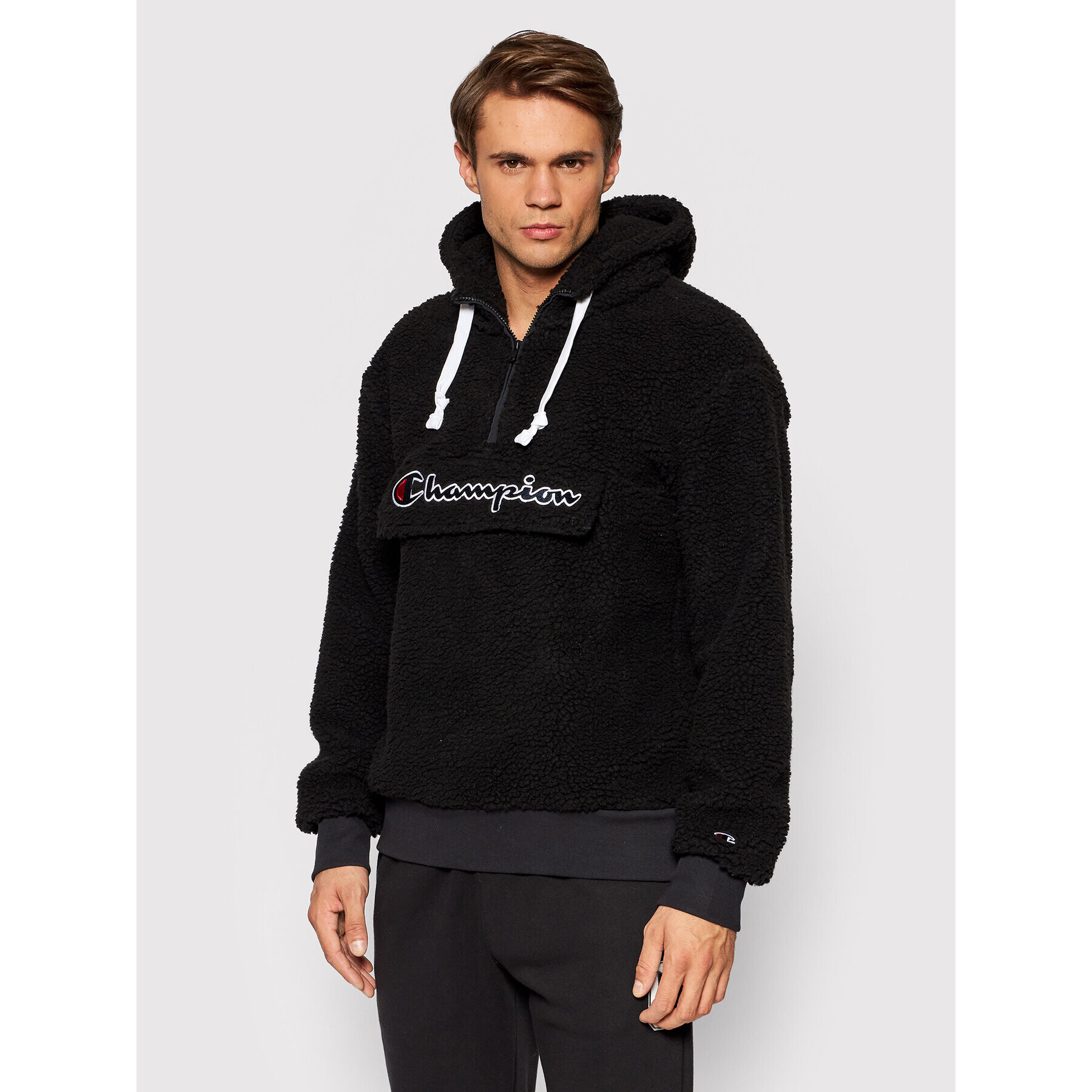 Champion Polar Half Zip-Up 214978 Negru Regular Fit - Pled.ro