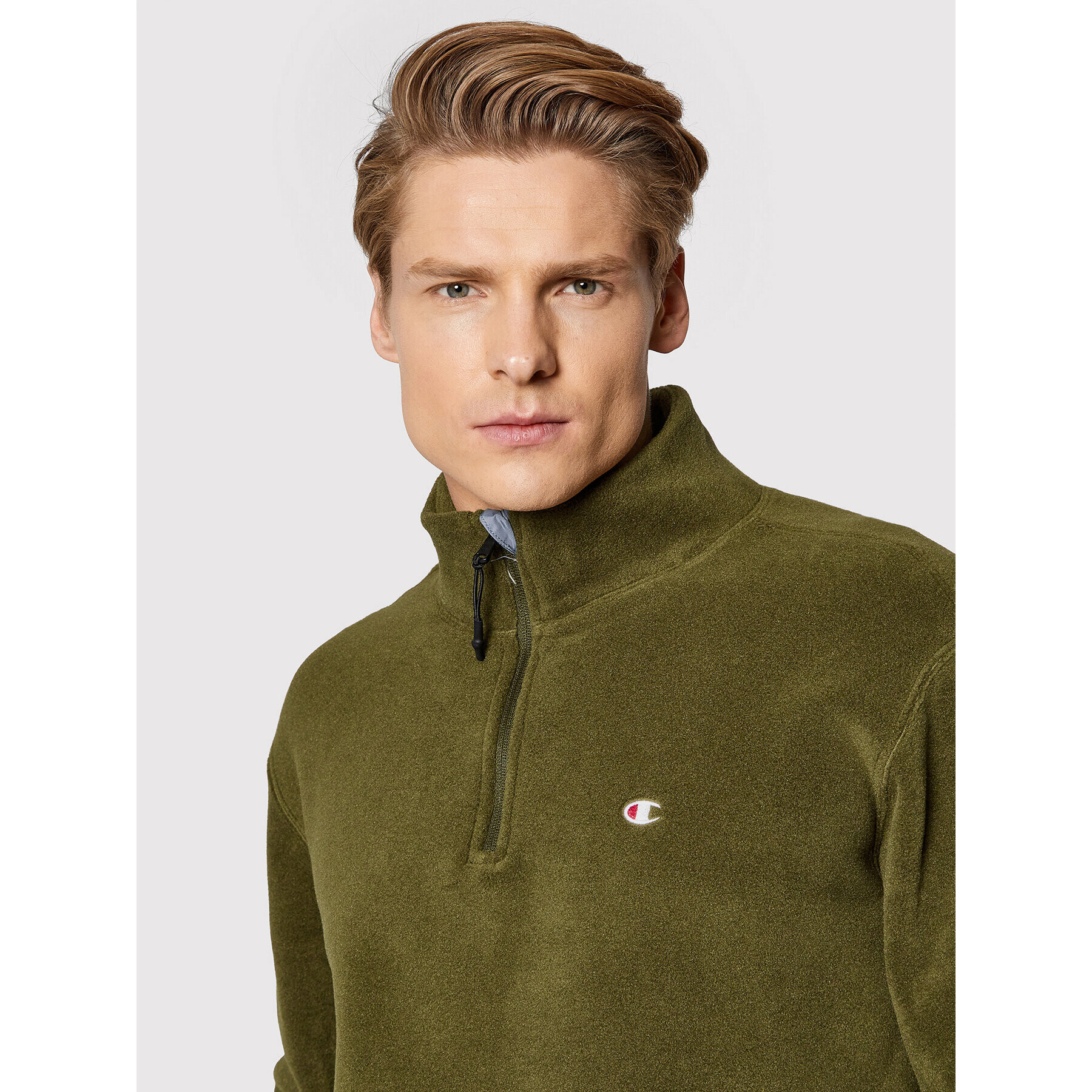 Champion Polar Logo 215107 Verde Regular Fit - Pled.ro