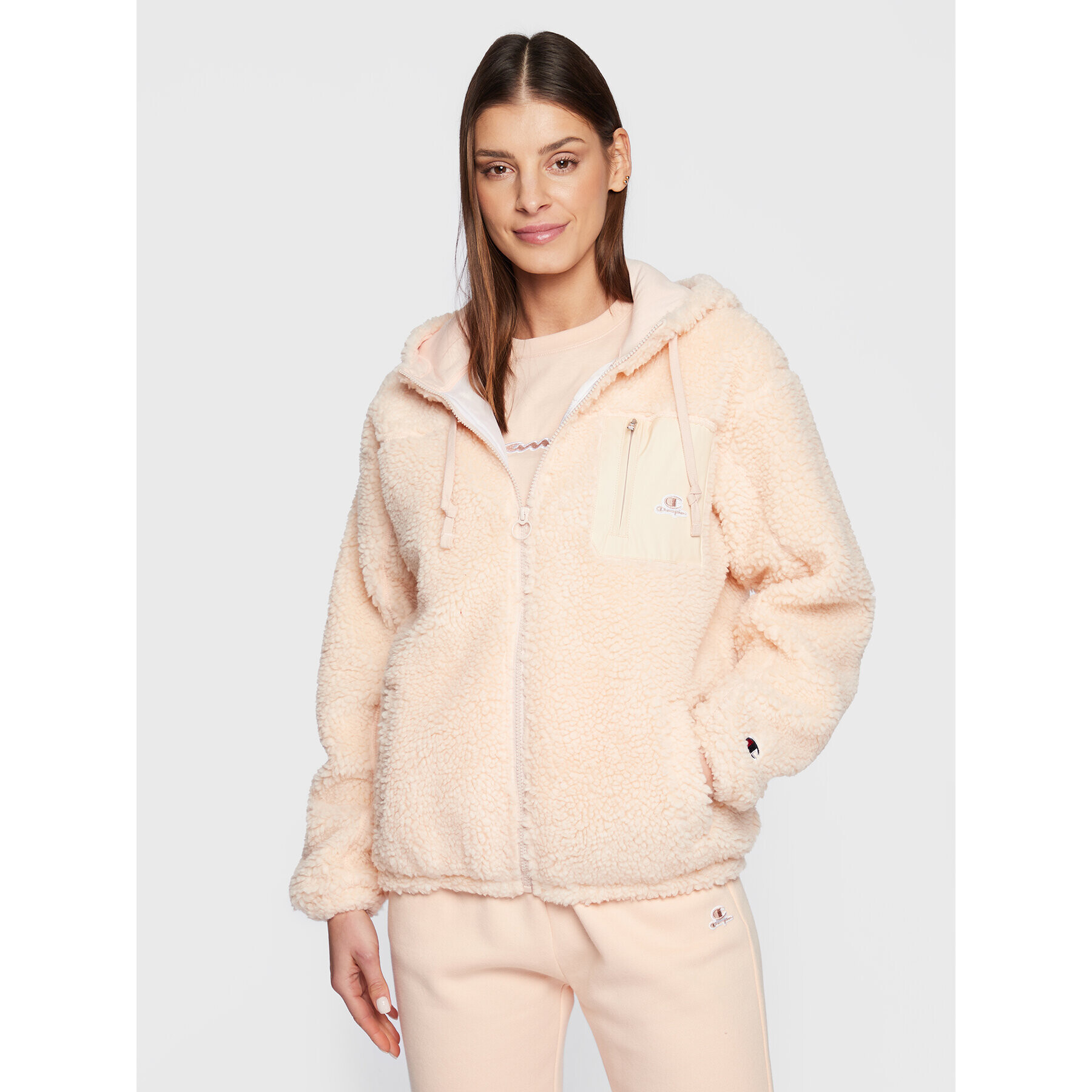 Champion Polar Teddy 115742 Roz Regular Fit - Pled.ro