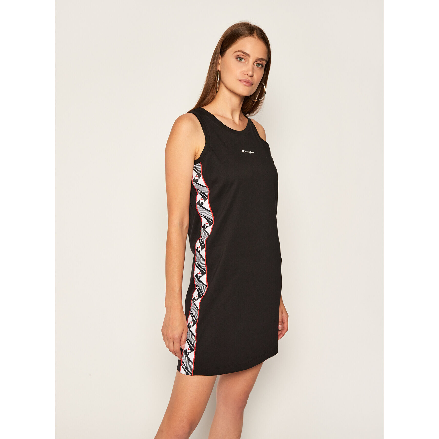 Champion Rochie de zi Jacquard 112769 Negru Regular Fit - Pled.ro