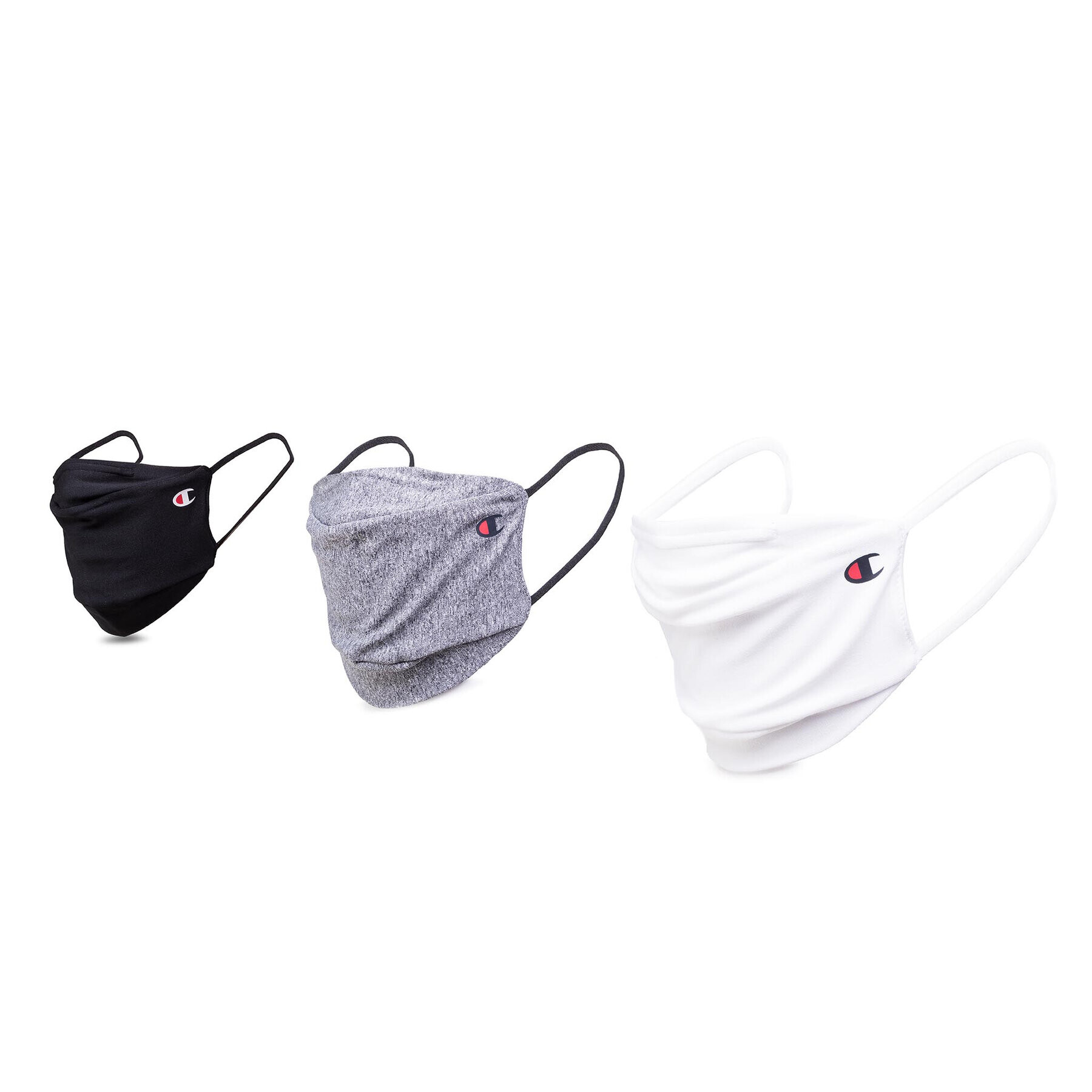 Champion Set 3 măști din material textil 805371 EM006 Alb - Pled.ro