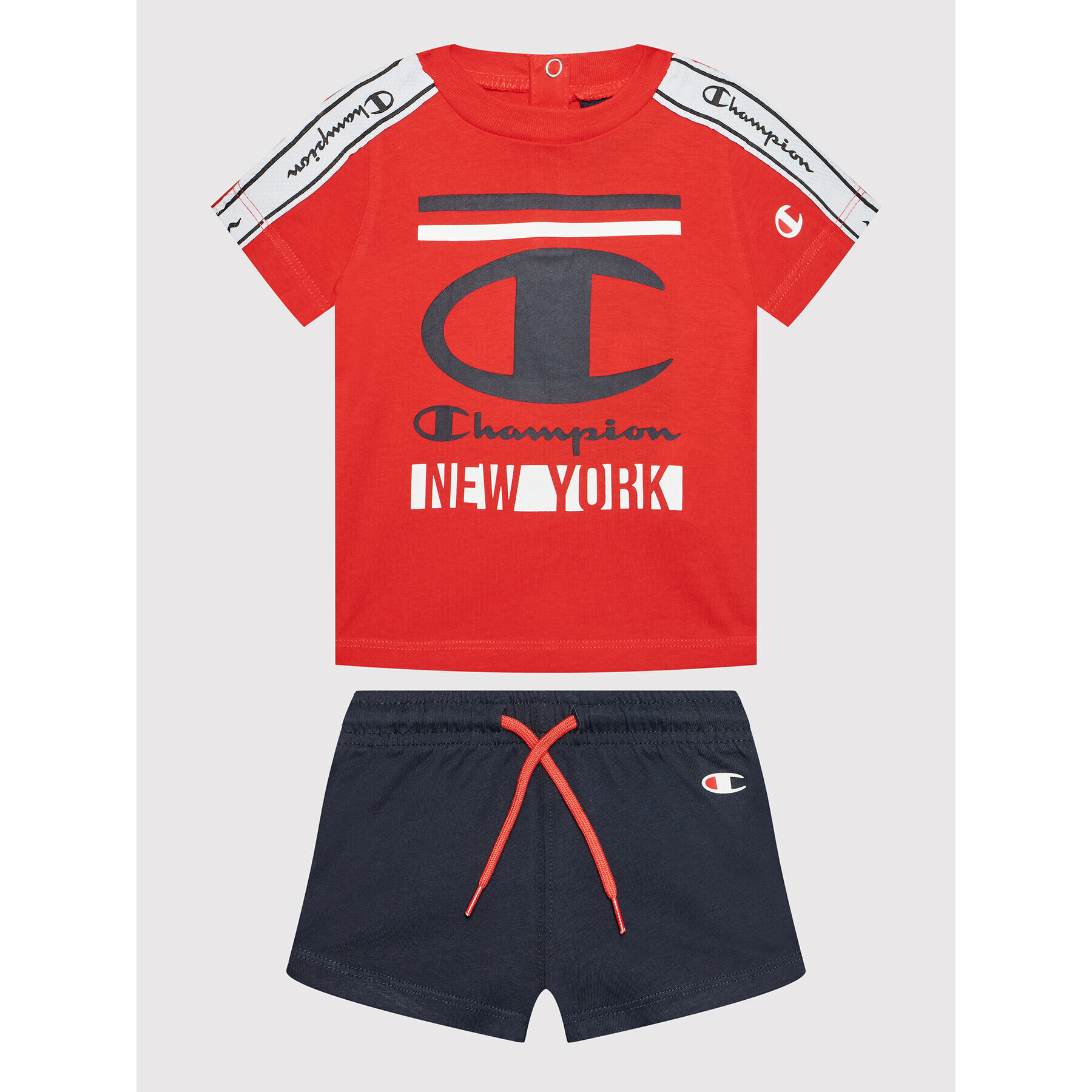 Champion Set tricou și pantaloni scurți sport 305997 Colorat Regular Fit - Pled.ro