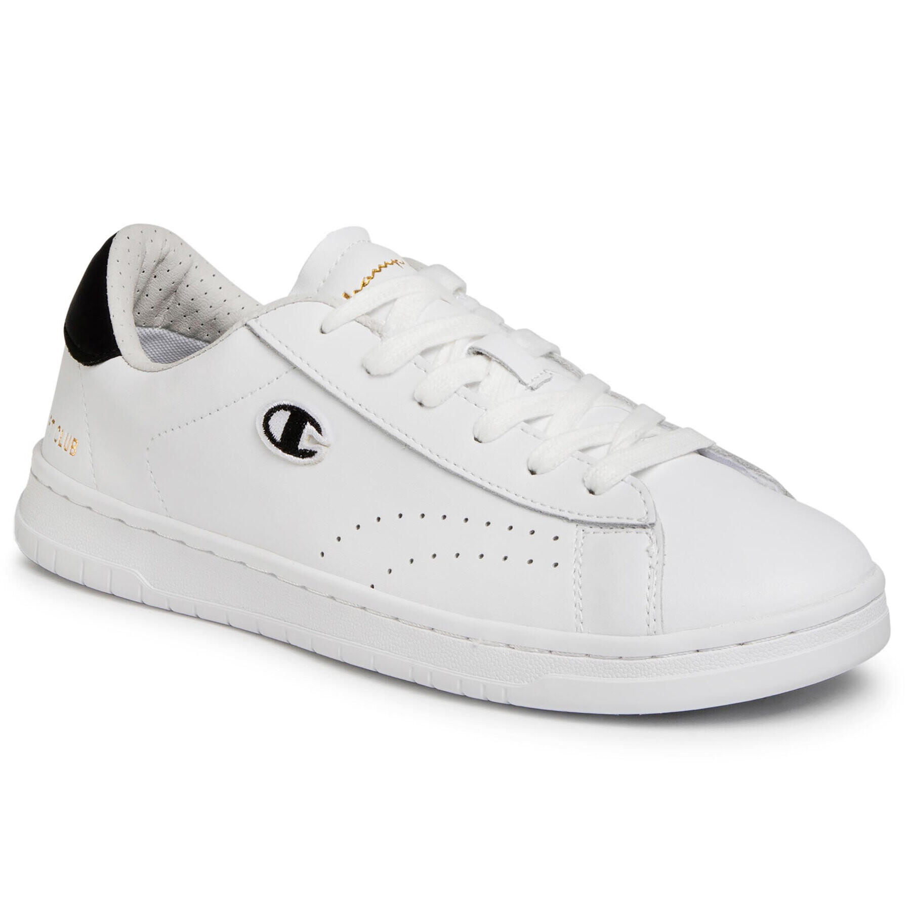 Champion Sneakers Court Club Patc S21363-S20-WW006 Alb - Pled.ro