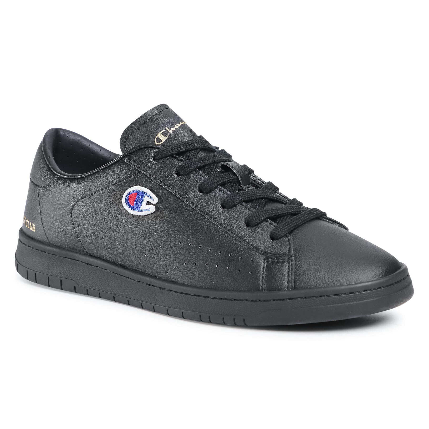 Champion Sneakers Court Club Patch S21585-F20-KK001 Negru - Pled.ro