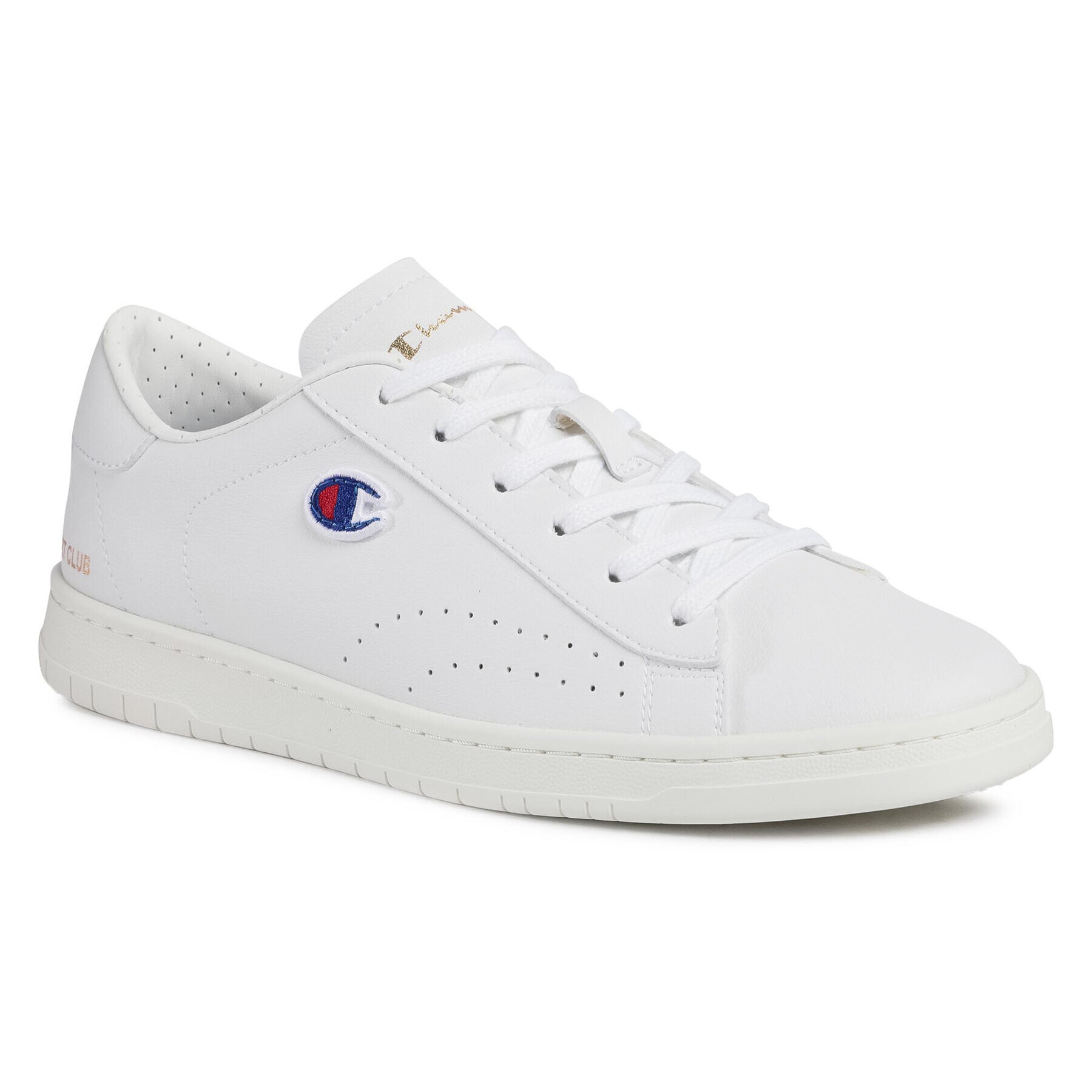 Champion Sneakers Court Club Patch S21585-F20WW001 Alb - Pled.ro