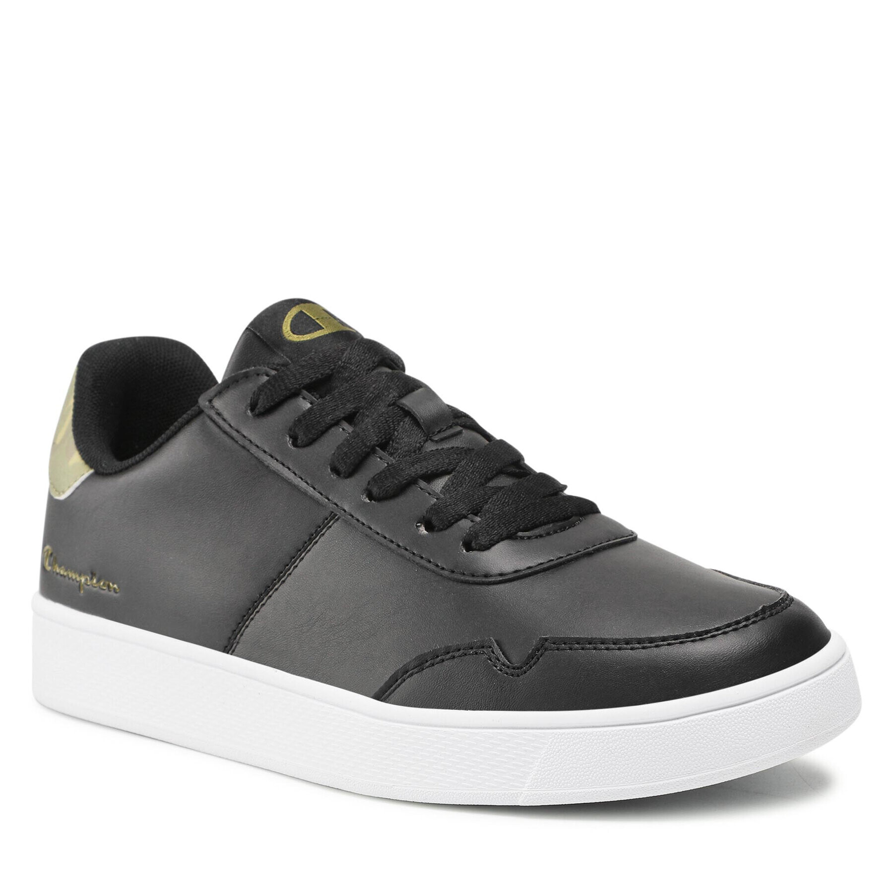 Champion Sneakers Low Cut Shoe Classic Match S21794-CHA-KK001 Negru - Pled.ro