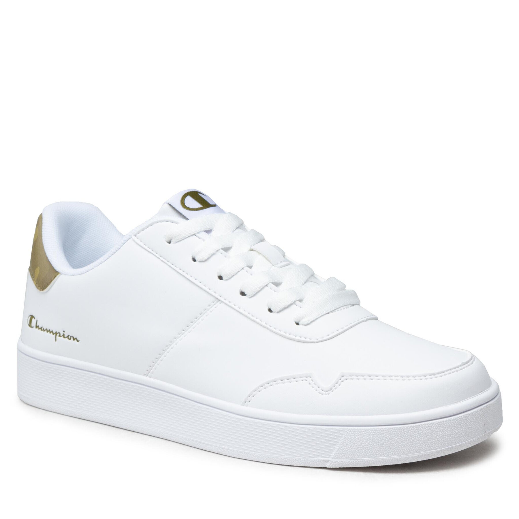 Champion Sneakers Low Cut Shoe Classic Match S21794-CHA-WW001 Alb - Pled.ro