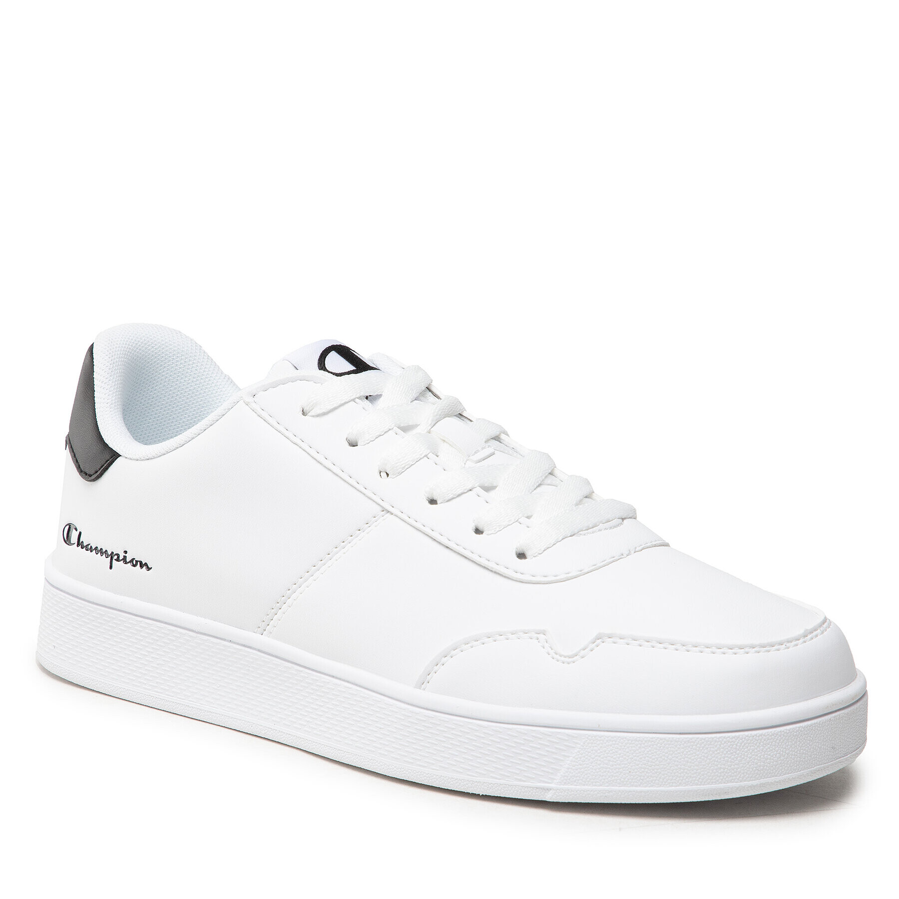 Champion Sneakers Low Cut Shoe Classic Match S21794-CHA-WW006 Alb - Pled.ro