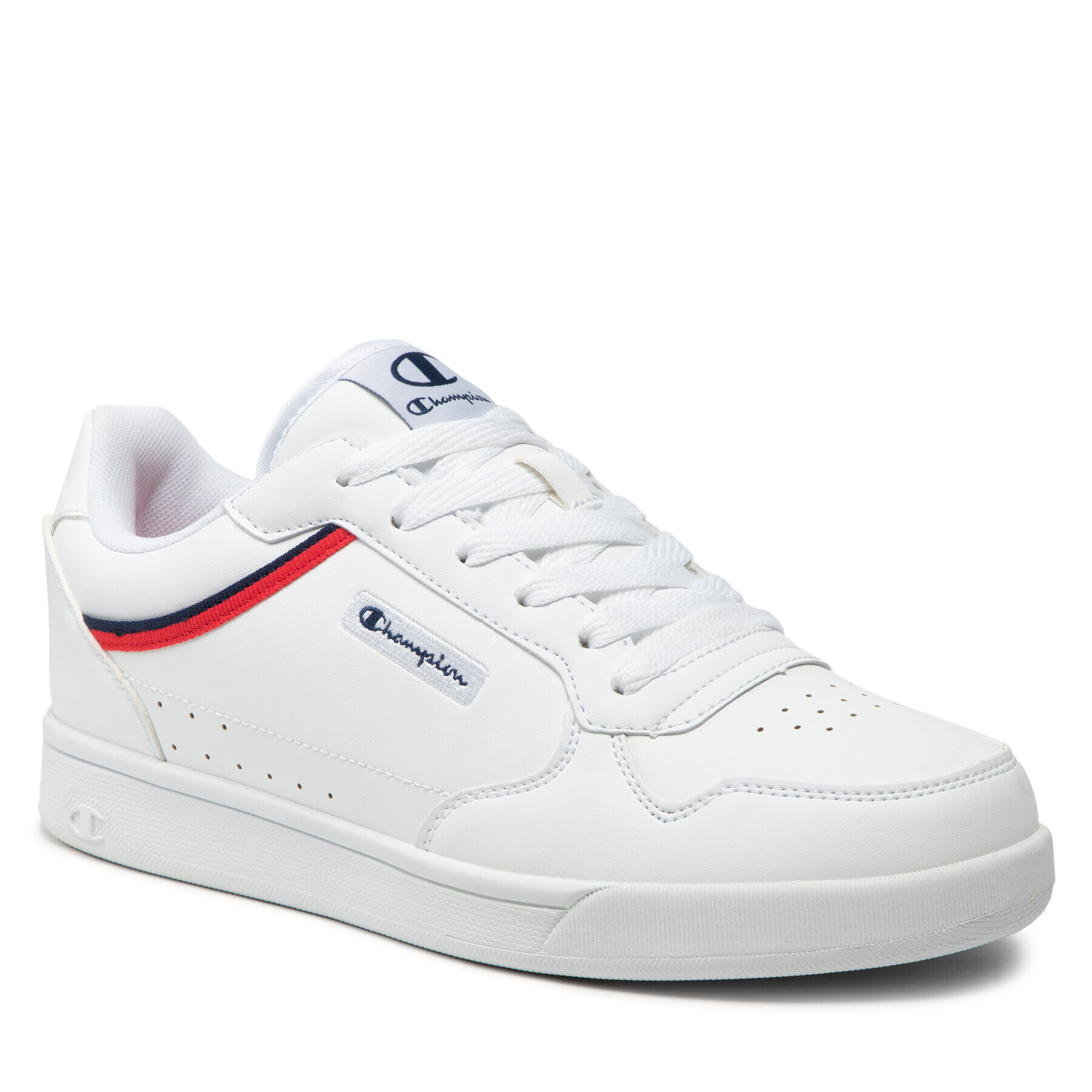 Champion Sneakers Low Cut Shoe New Court S21373-F20-WW001 Alb - Pled.ro