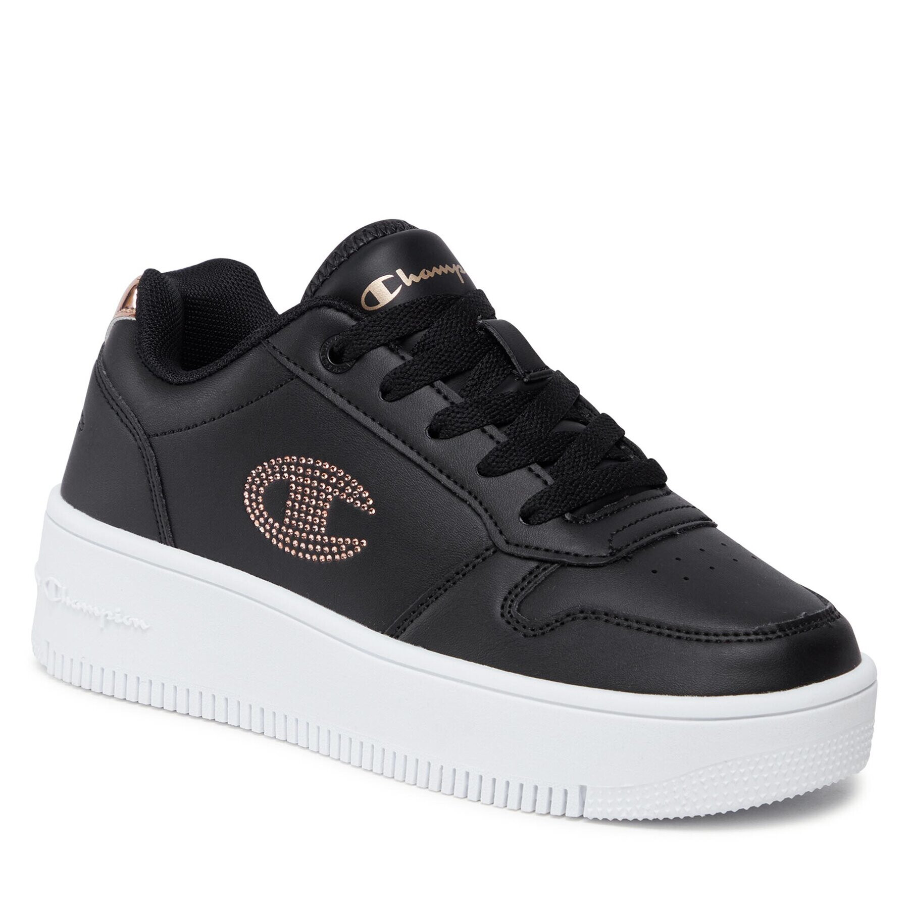 Champion Sneakers Low Cut Shoe Rebound Plat Metal G Gs S32752-KK001 Negru - Pled.ro