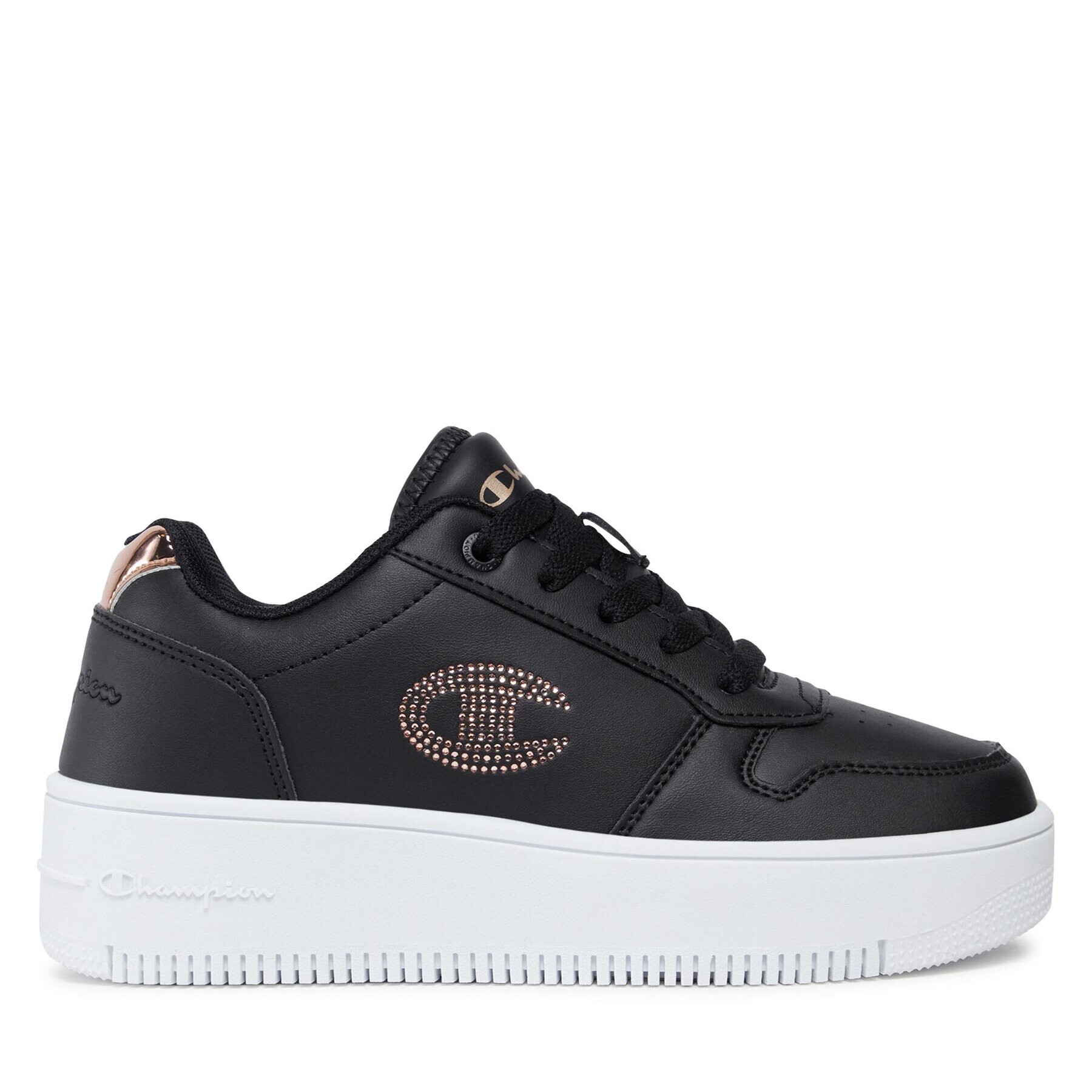 Champion Sneakers Low Cut Shoe Rebound Plat Metal G Gs S32752-KK001 Negru - Pled.ro