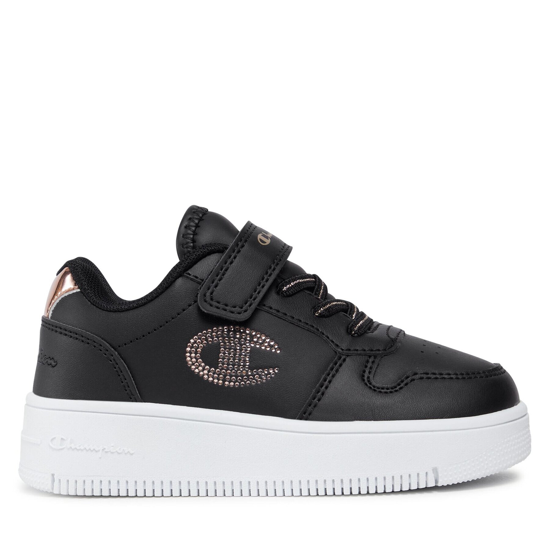 Champion Sneakers Low Cut Shoe Rebound Plat Metal G Ps S32751-KK001 Negru - Pled.ro