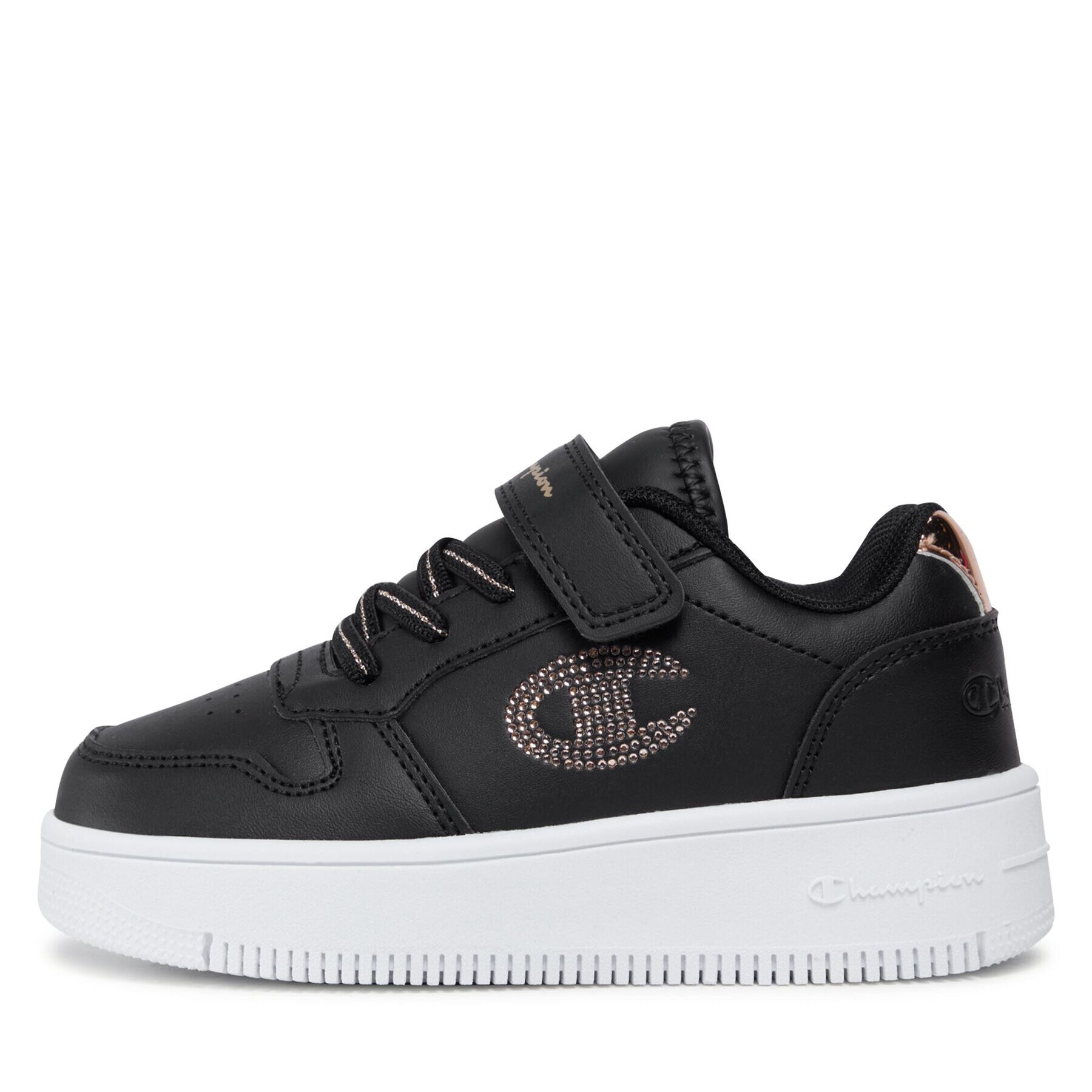 Champion Sneakers Low Cut Shoe Rebound Plat Metal G Ps S32751-KK001 Negru - Pled.ro