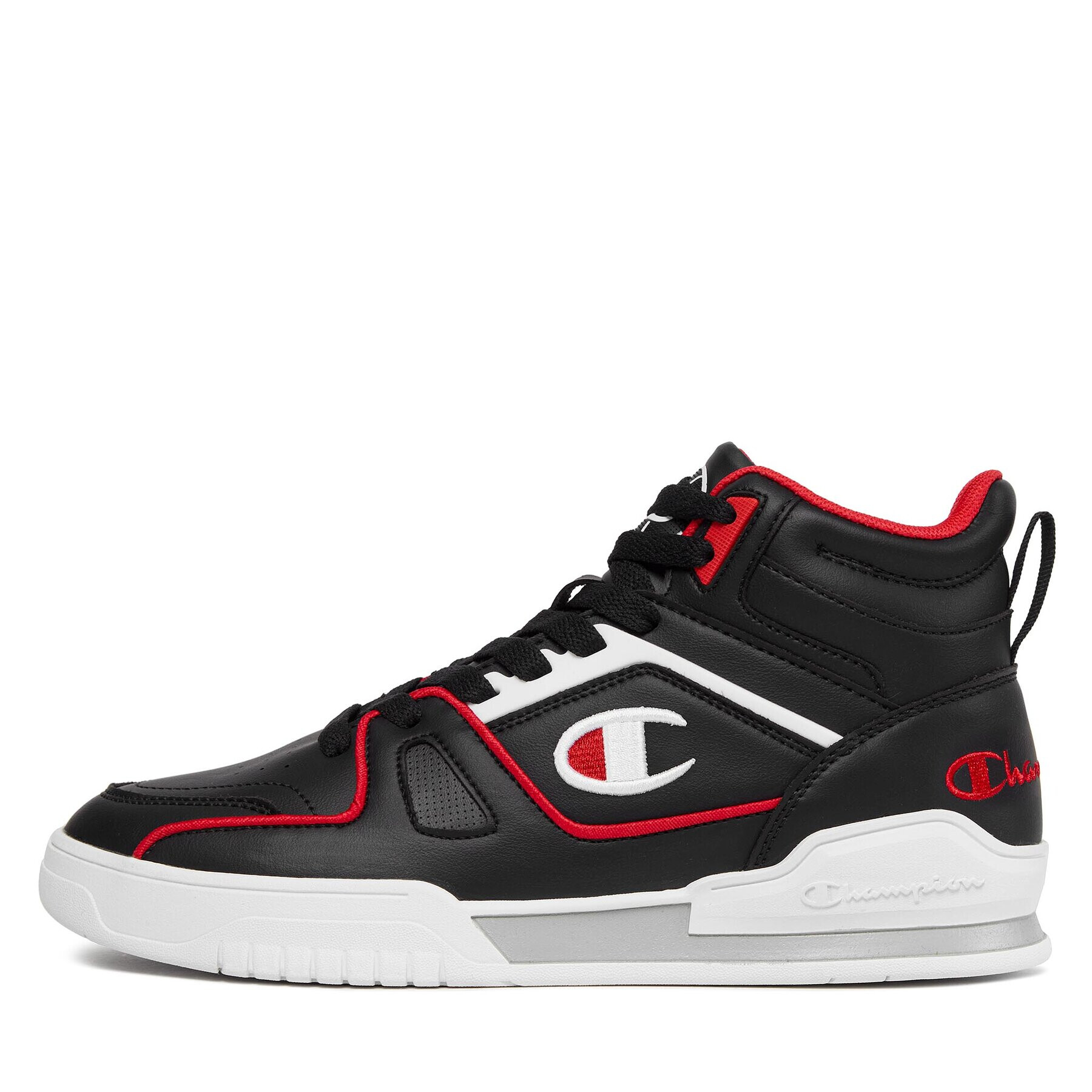 Champion Sneakers Mid Cut Shoe 3 Point Mid S22119-KK002 Negru - Pled.ro