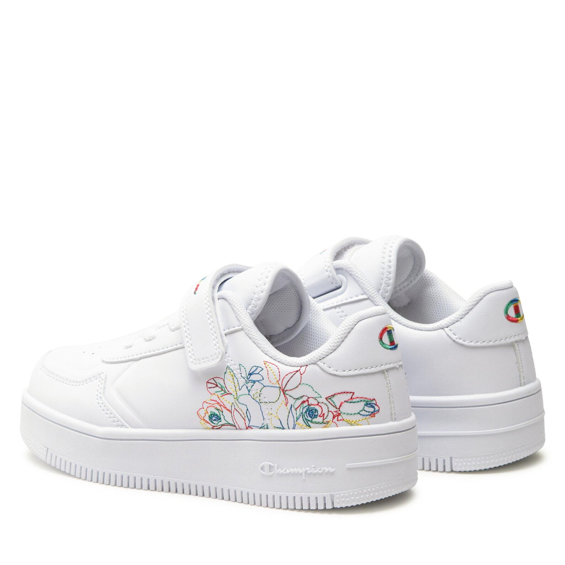 Champion Sneakers Rebound Platform Fiore G S32633-CHA-WW001 Alb - Pled.ro