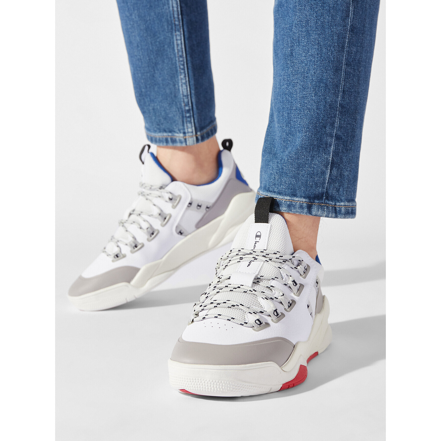 Champion Sneakers S21875-WW001 Alb - Pled.ro