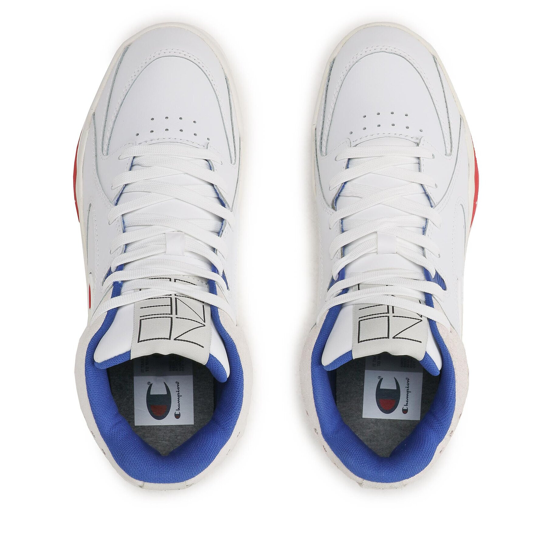 Champion Sneakers S21876-WW007 Alb - Pled.ro