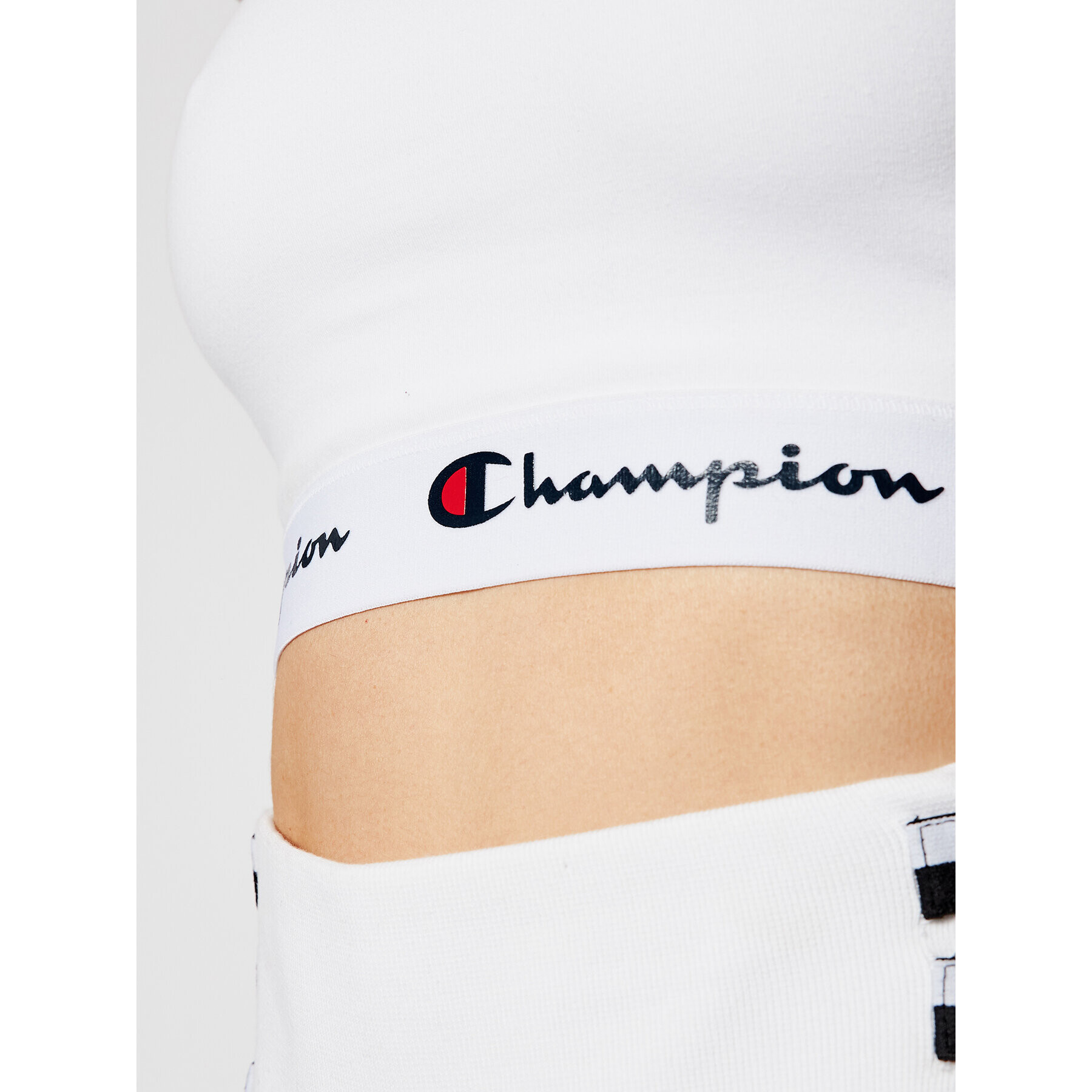 Champion Sutien top Script Logo 112856 Alb - Pled.ro