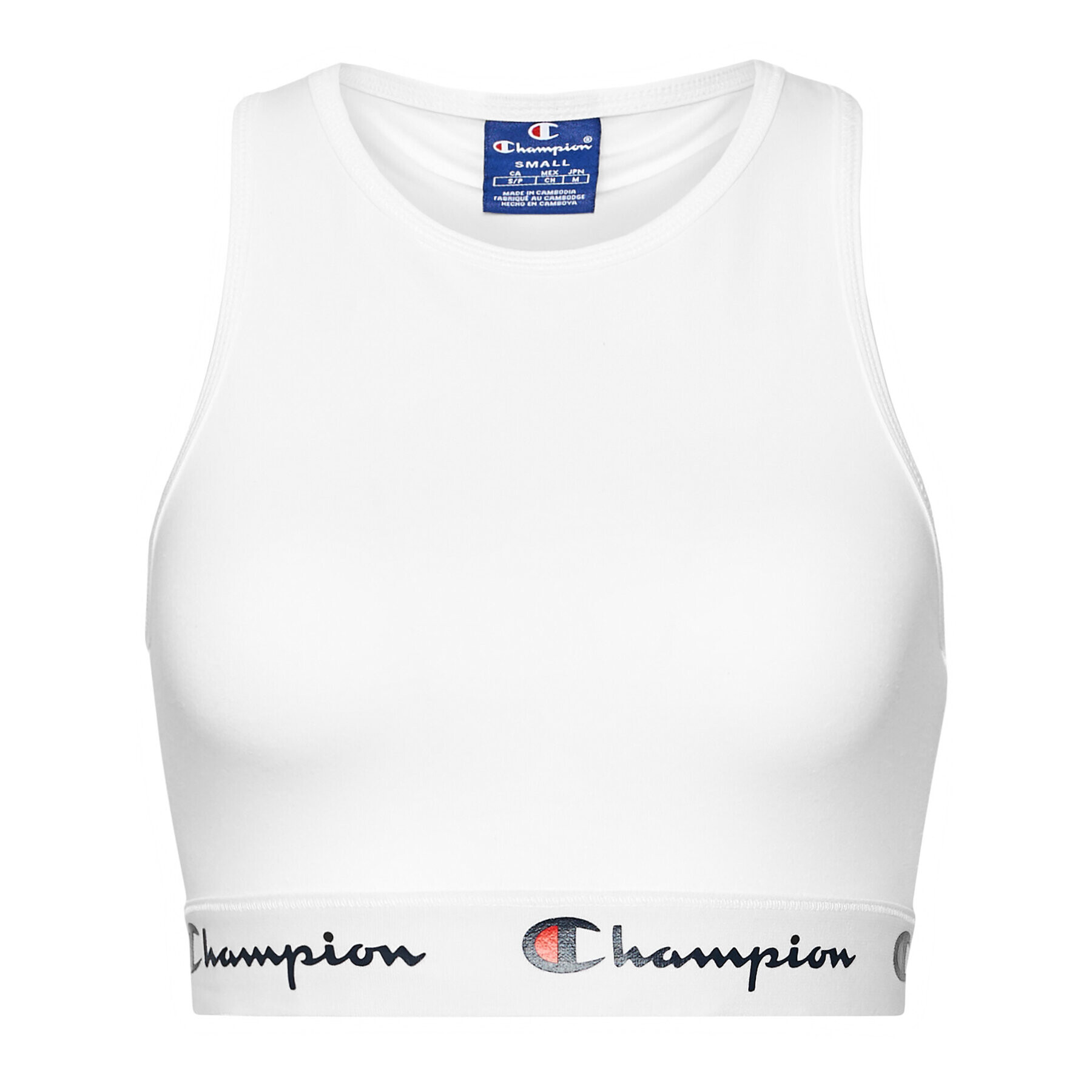 Champion Sutien top Script Logo 112856 Alb - Pled.ro