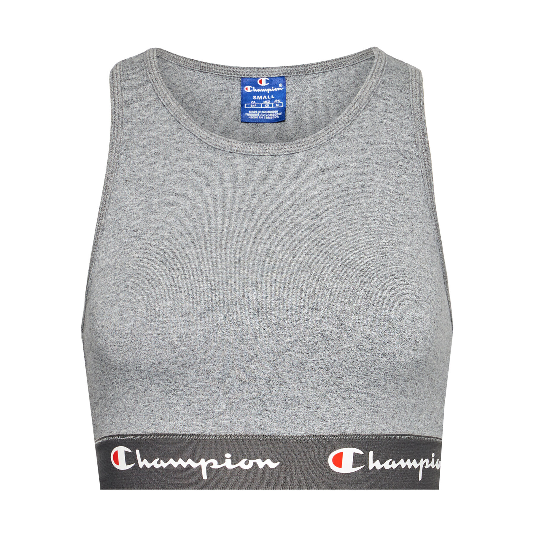 Champion Sutien top Script Logo 112856 Gri - Pled.ro