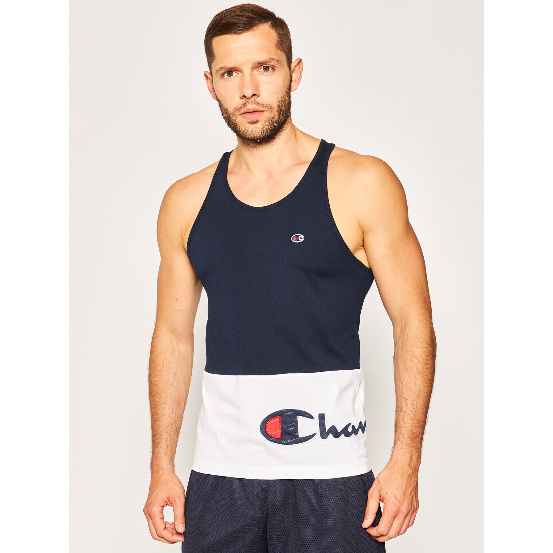 Champion Tank top 214209 Bleumarin Regular Fit - Pled.ro