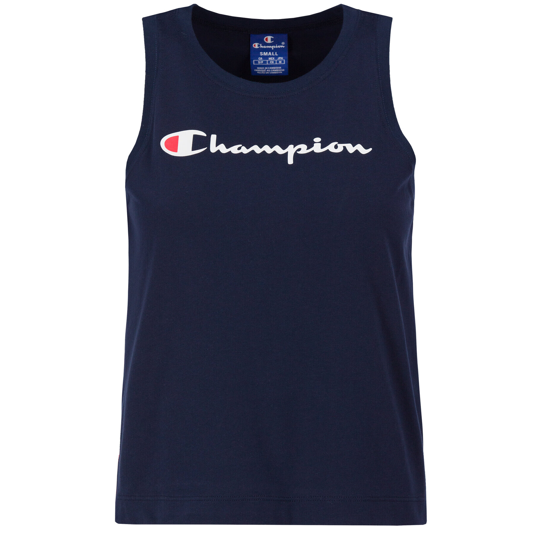 Champion Top Jacquard Logo Tape 112768 Bleumarin Regular Fit - Pled.ro