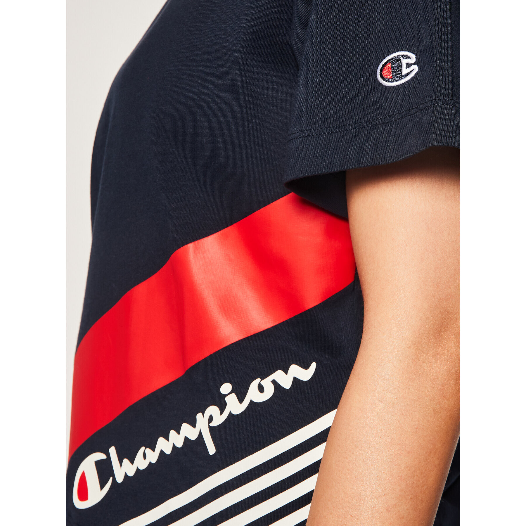 Champion Tricou 112765 Bleumarin Regular Fit - Pled.ro