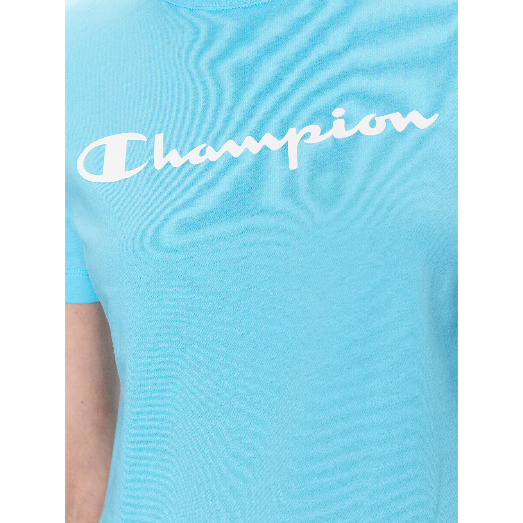 Champion Tricou 114911 Albastru Regular Fit - Pled.ro