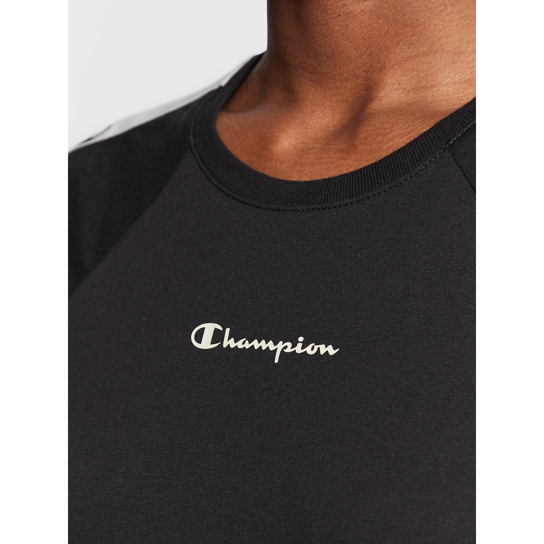 Champion Tricou 115578 Negru Regular Fit - Pled.ro