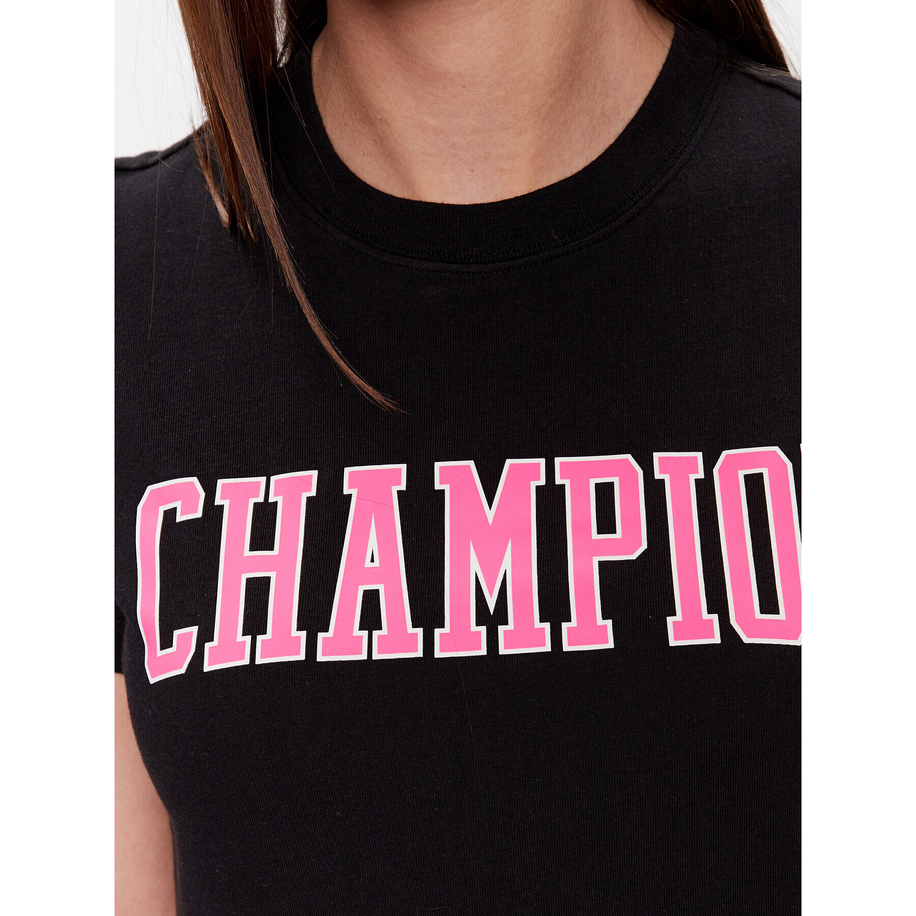 Champion Tricou 116084 Negru Custom Fit - Pled.ro