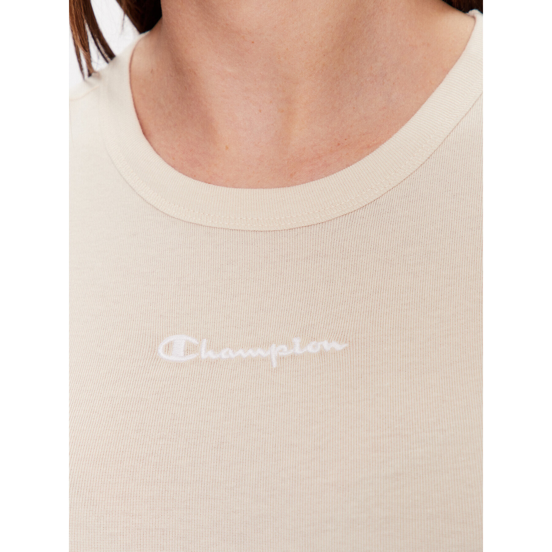 Champion Tricou 116345 Bej Regular Fit - Pled.ro