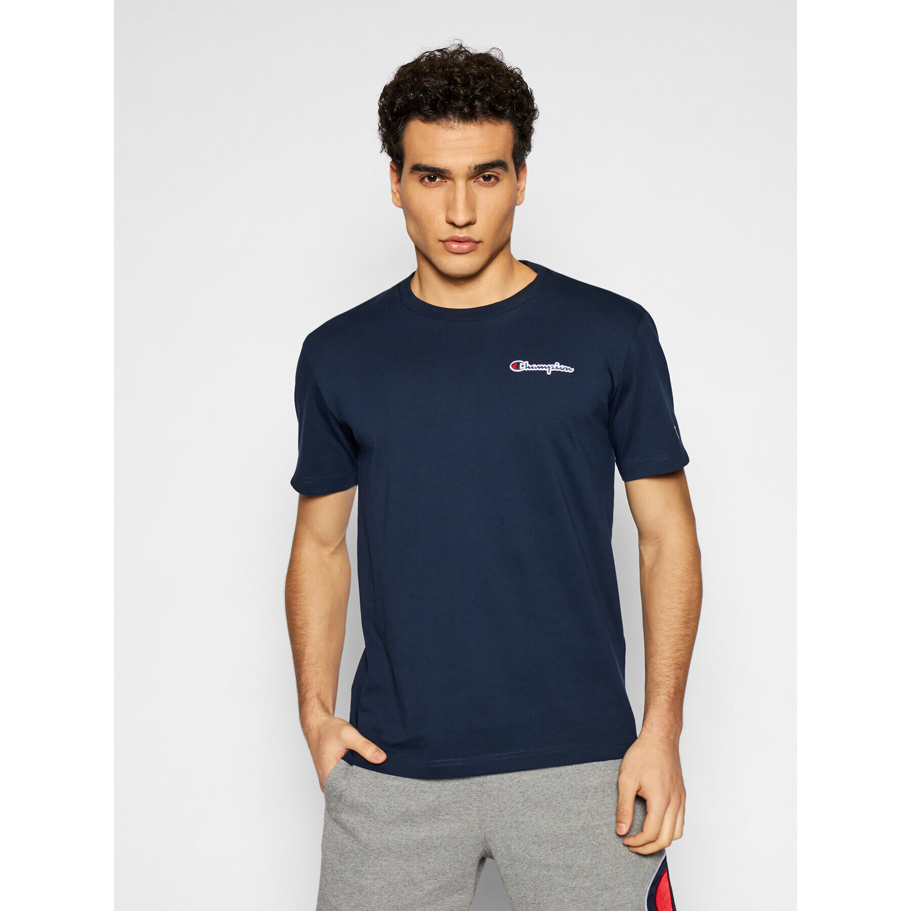 Champion Tricou 215943 Bleumarin Comfort Fit - Pled.ro