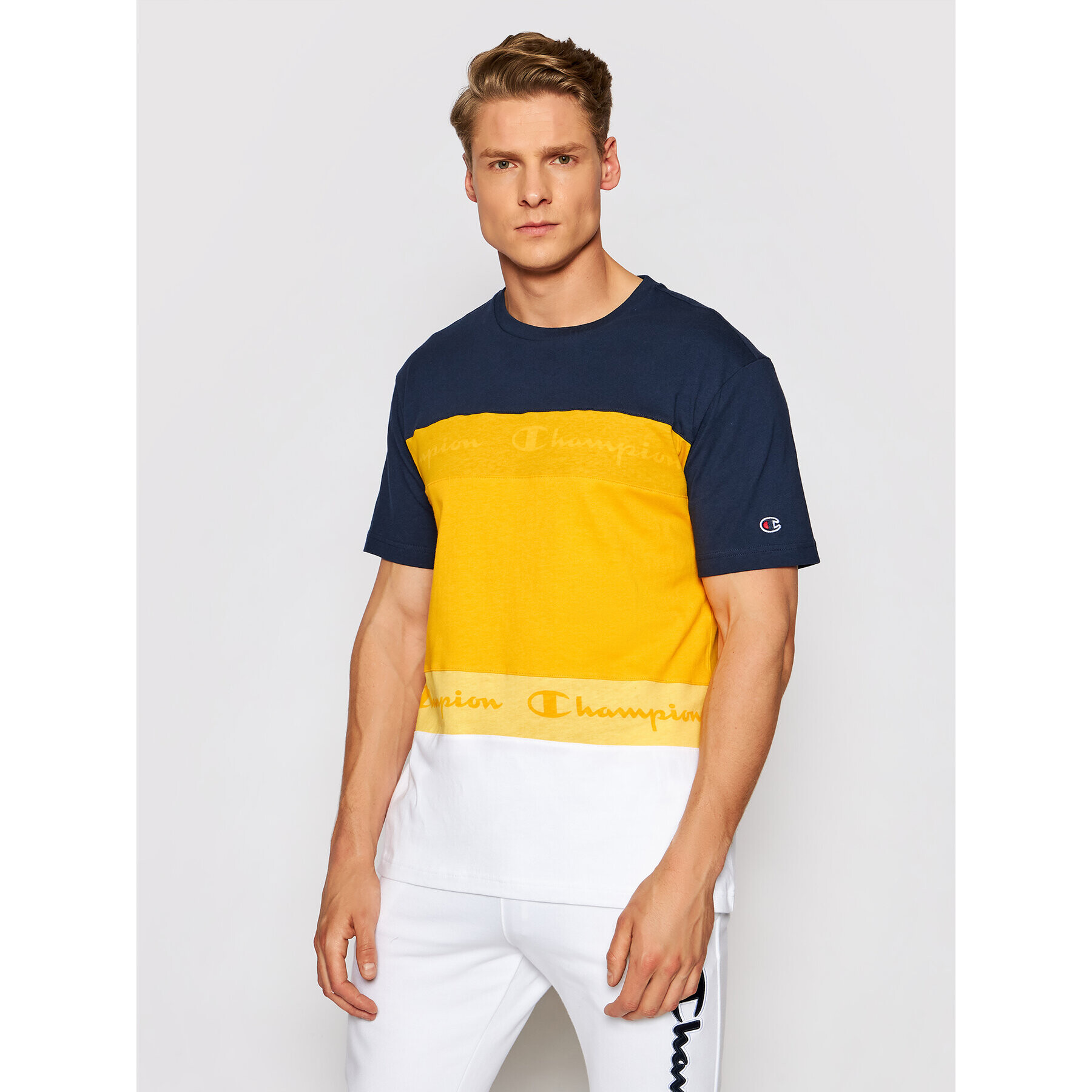 Champion Tricou 215948 Colorat Comfort Fit - Pled.ro