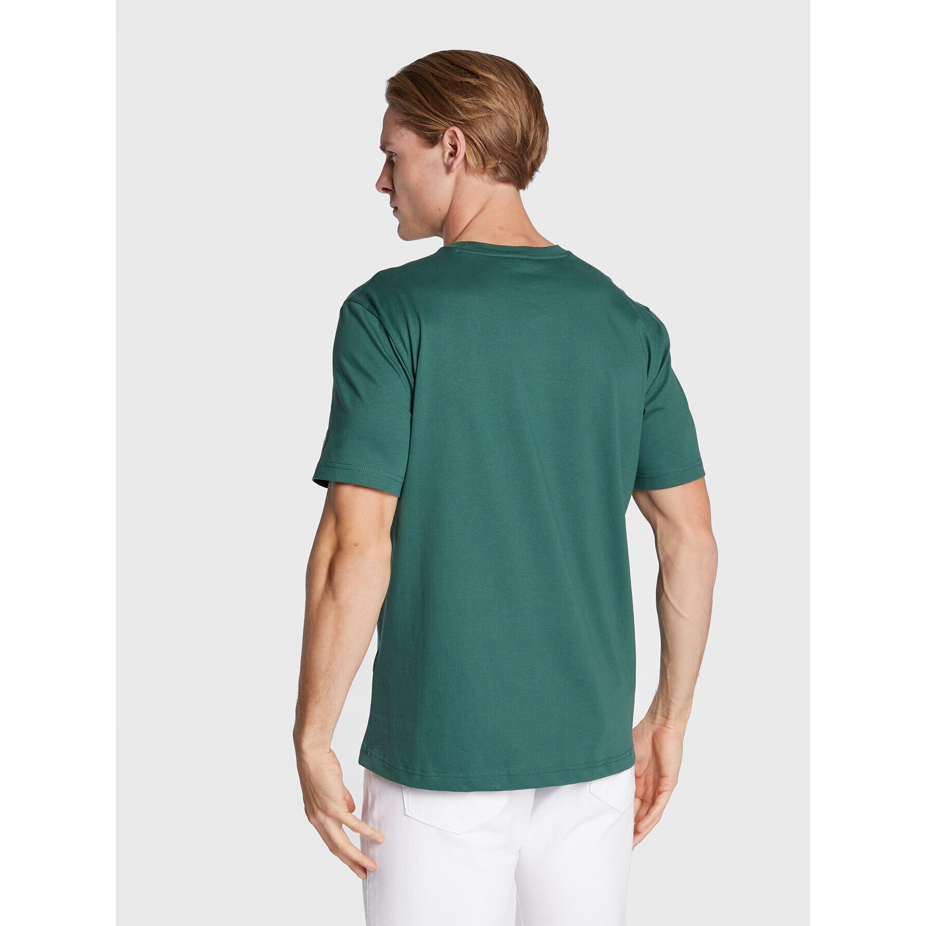 Champion Tricou 218006 Verde Regular Fit - Pled.ro