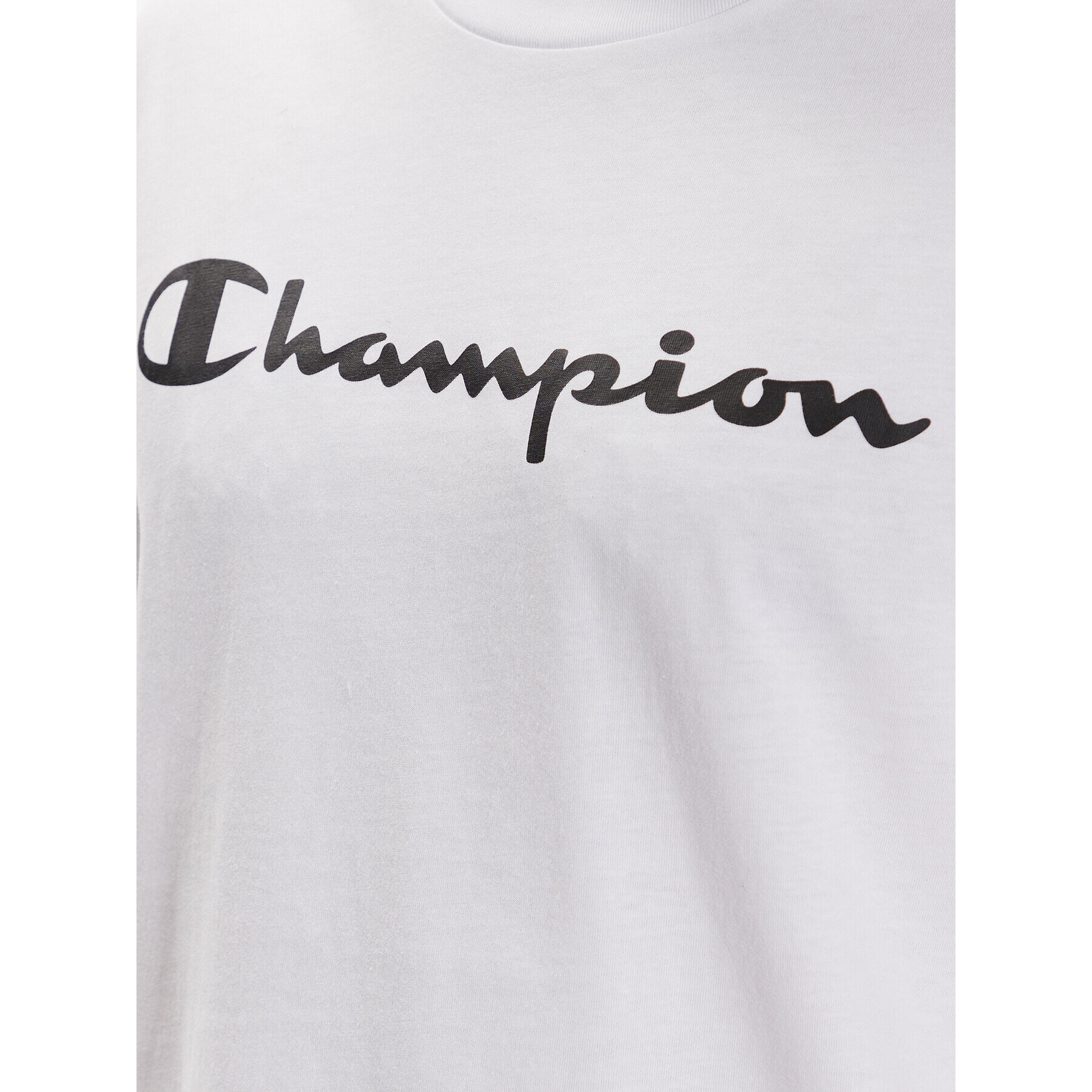 Champion Tricou 218477 Alb Regular Fit - Pled.ro