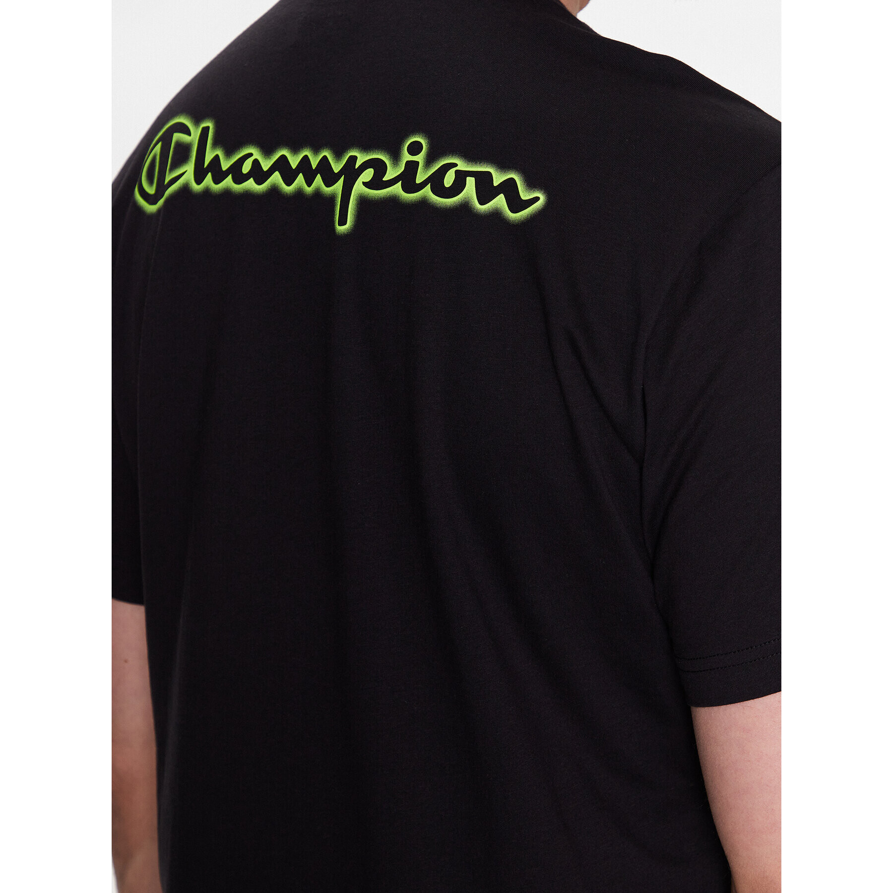 Champion Tricou 218482 Negru Regular Fit - Pled.ro