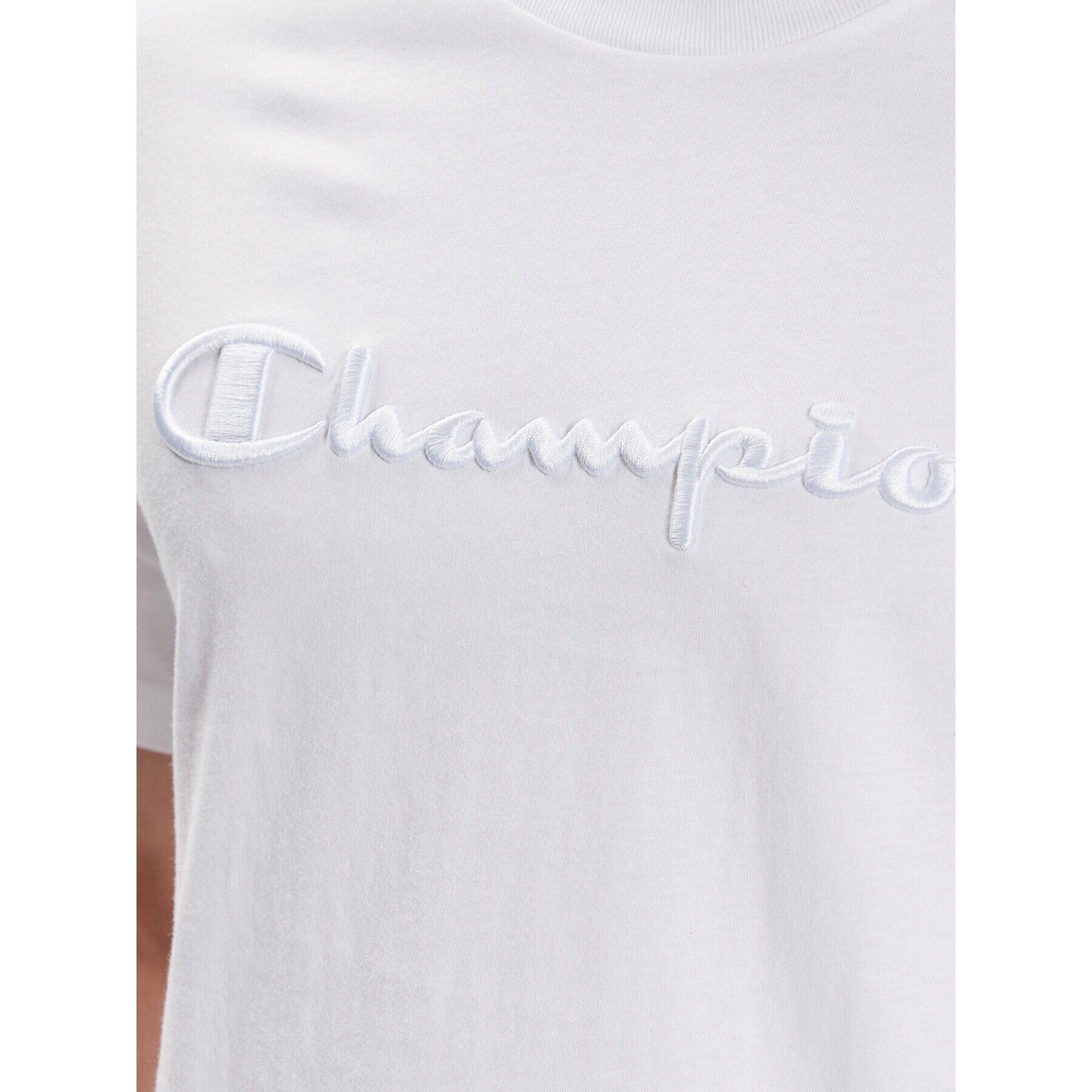 Champion Tricou 218490 Alb Regular Fit - Pled.ro