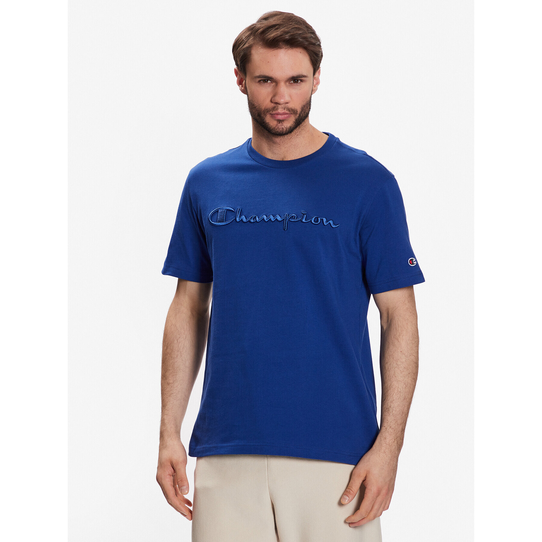 Champion Tricou 218490 Bleumarin Regular Fit - Pled.ro