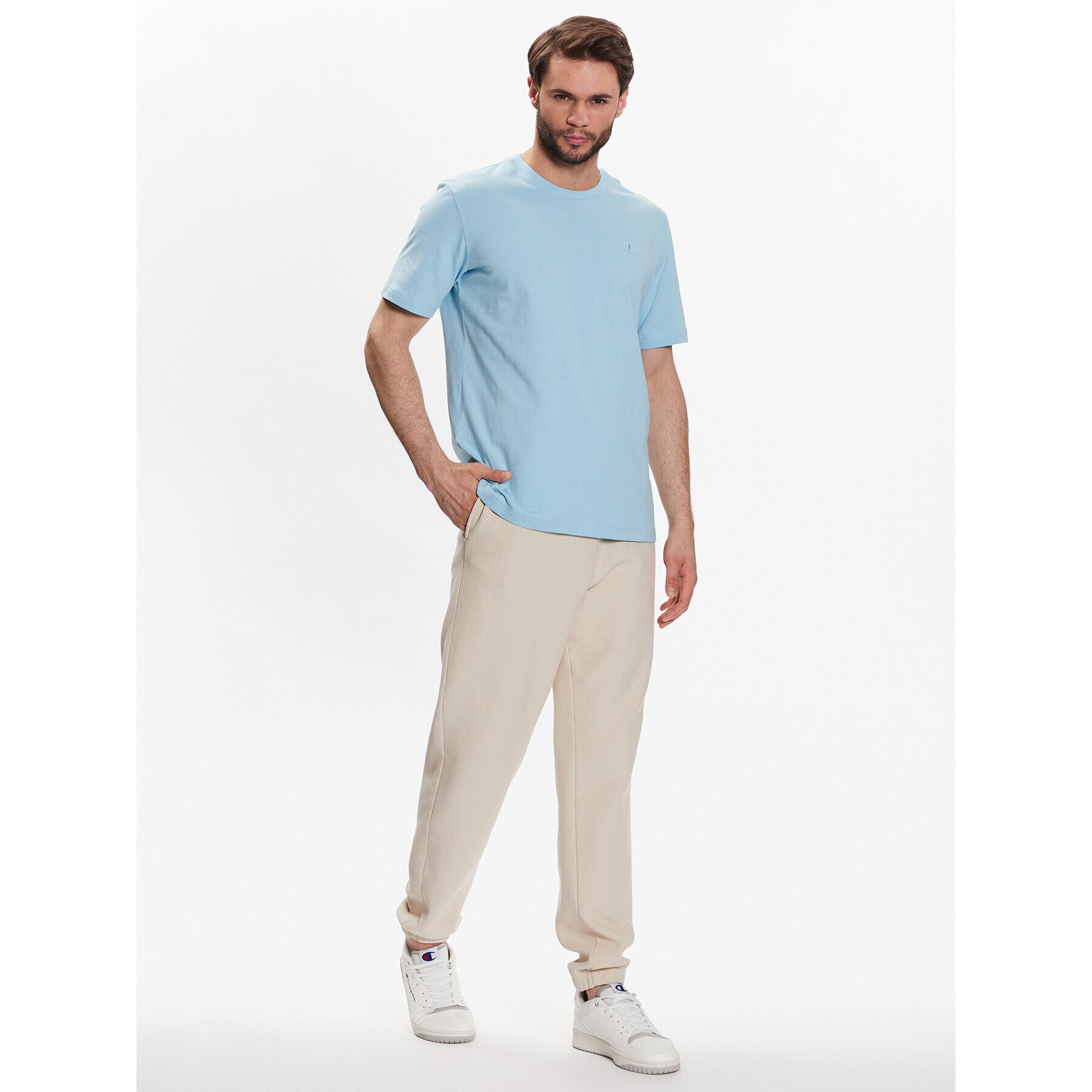 Champion Tricou 218496 Albastru Regular Fit - Pled.ro