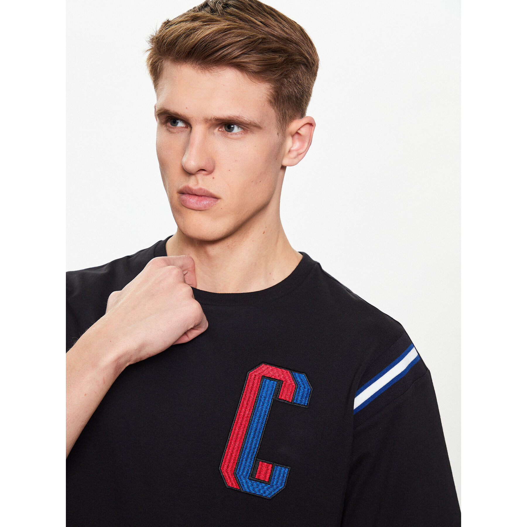 Champion Tricou 218515 Negru Regular Fit - Pled.ro