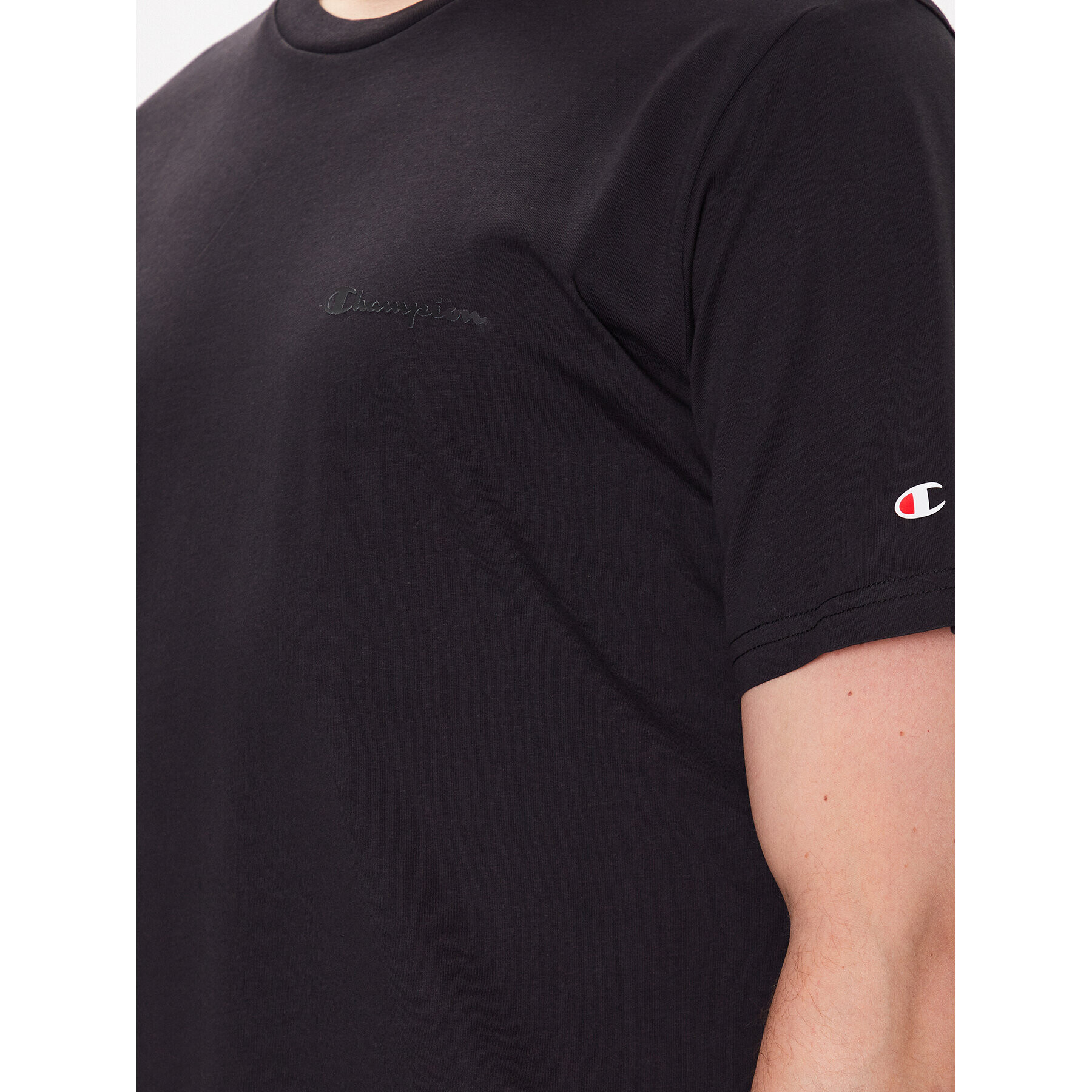 Champion Tricou 218539 Negru Regular Fit - Pled.ro