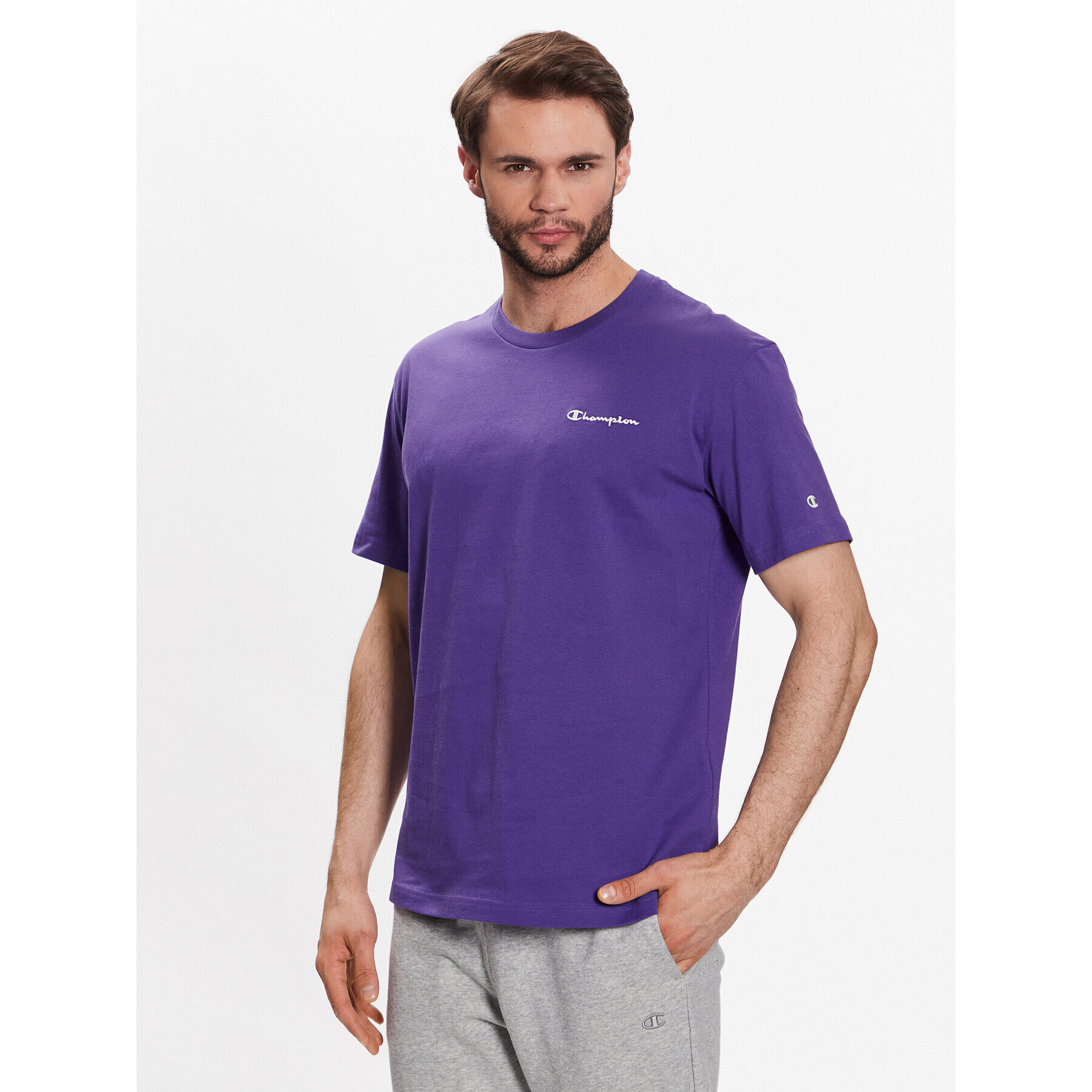 Champion Tricou 218928 Violet Regular Fit - Pled.ro