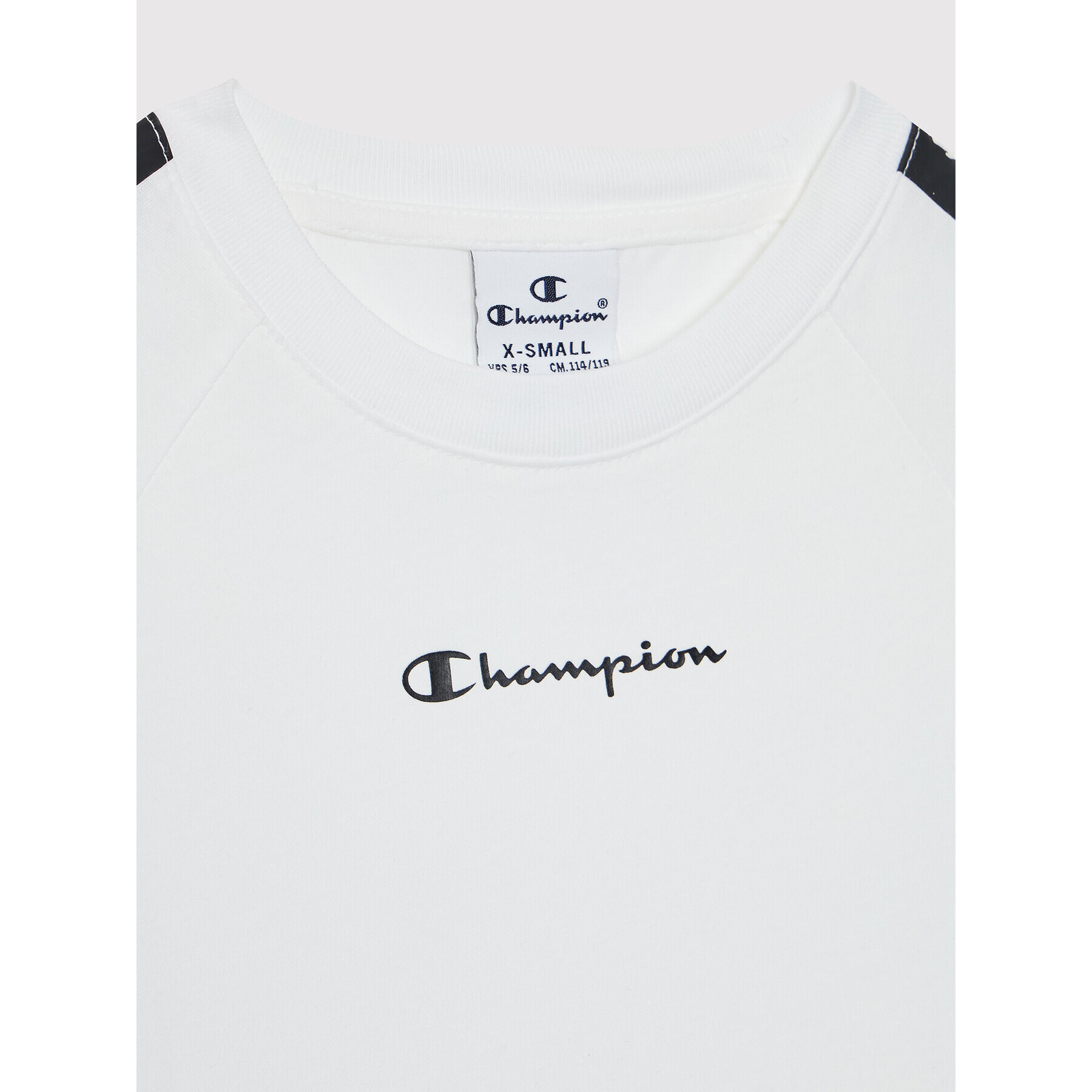 Champion Tricou 404358 Alb Regular Fit - Pled.ro