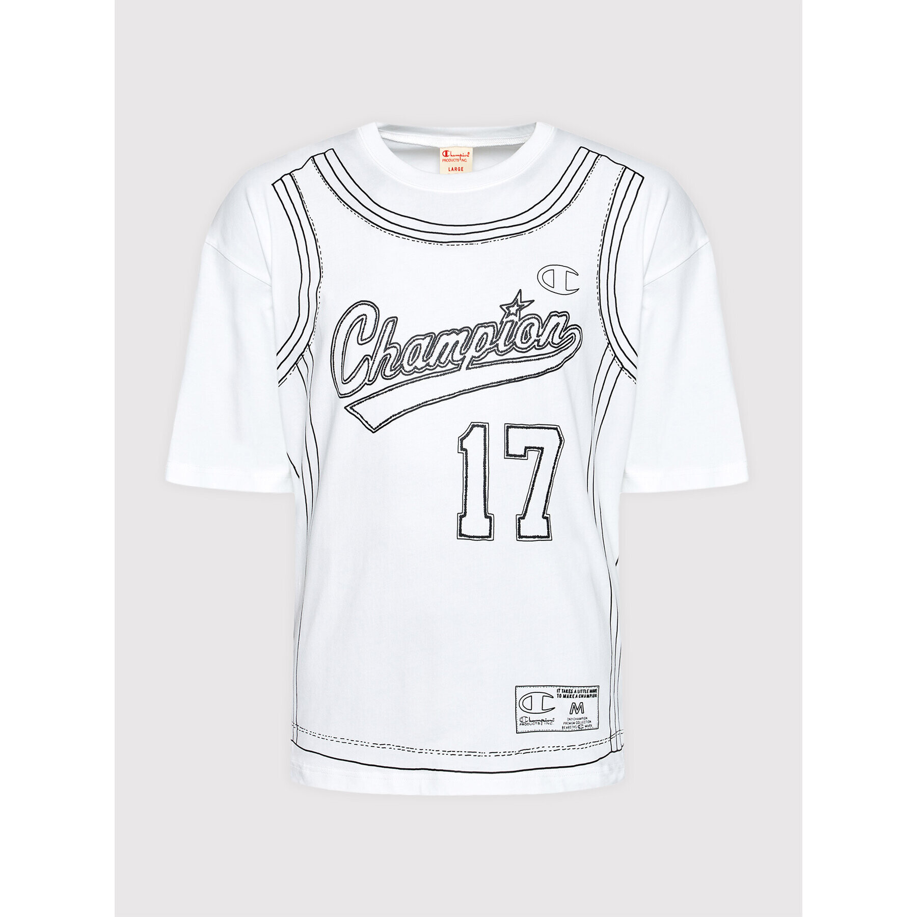 Champion Tricou Basketball Tank Print 216427 Alb Custom Fit - Pled.ro