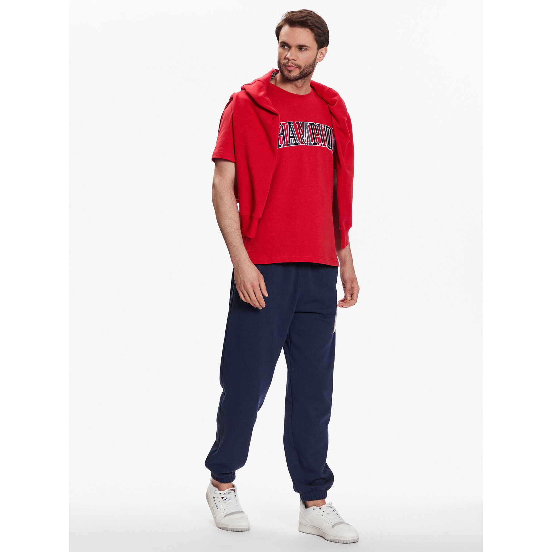 Champion Tricou Bookstore 218512 Roșu Regular Fit - Pled.ro