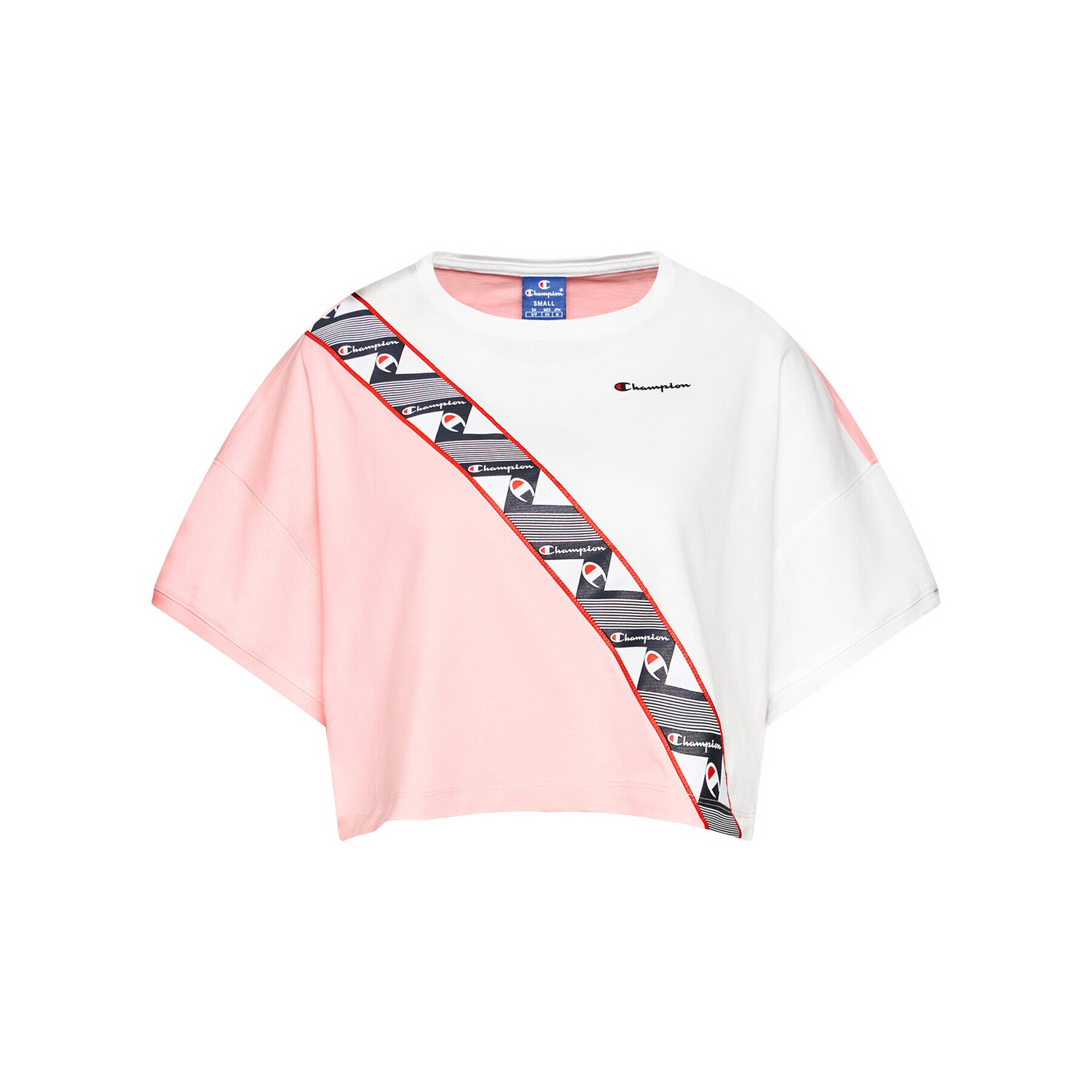 Champion Tricou Croptop 112767 Roz Custom Fit - Pled.ro