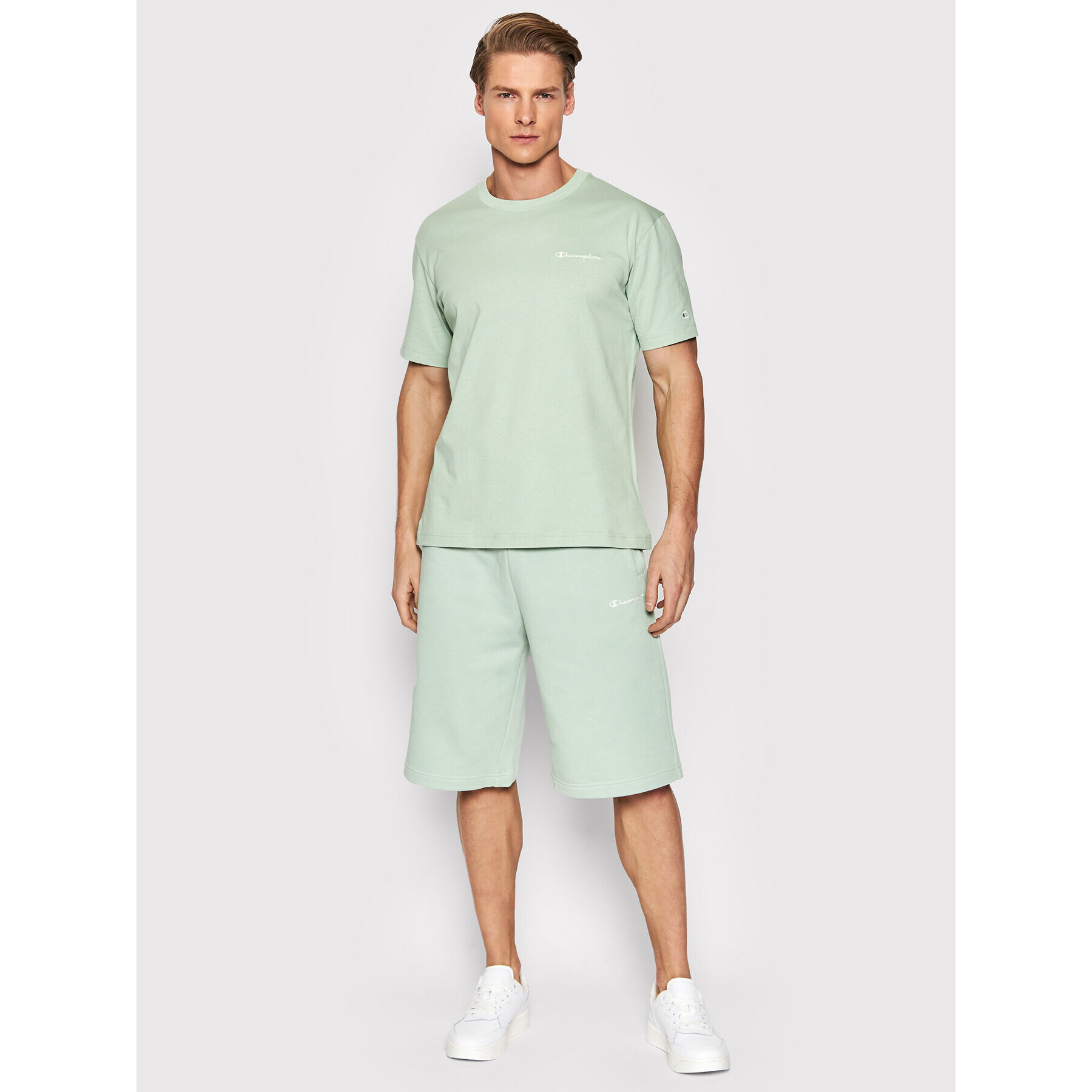 Champion Tricou Eco-Future 217406 Verde Custom Fit - Pled.ro