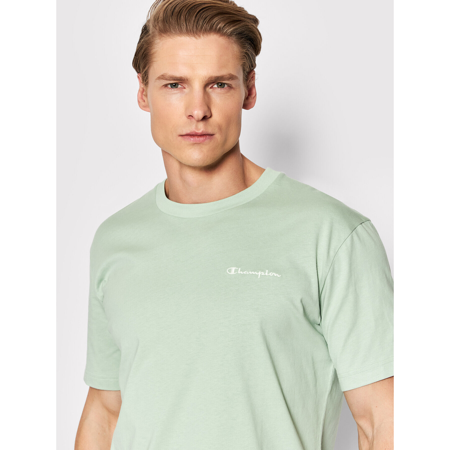 Champion Tricou Eco-Future 217406 Verde Custom Fit - Pled.ro